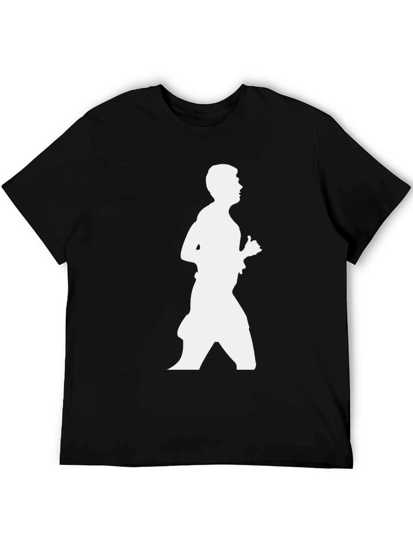 Runner Silhouette Black T-Shirt