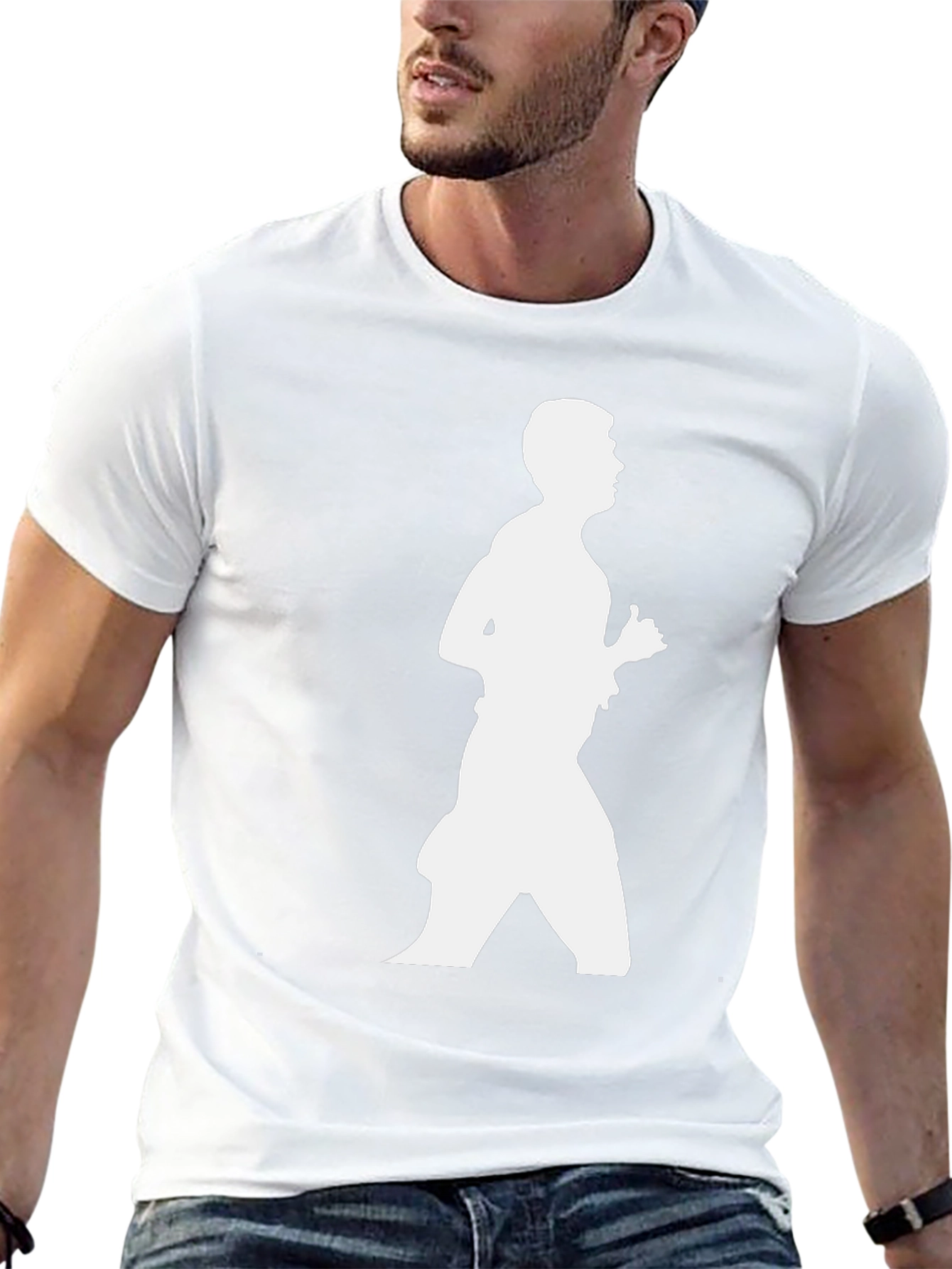 Runner Silhouette Black T-Shirt