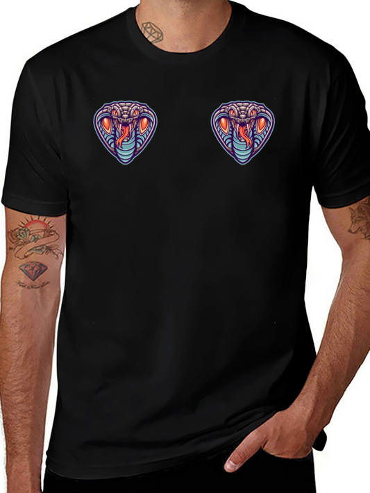 Cobra Graphic Tee - Mens Short Sleeve Black T-Shirt