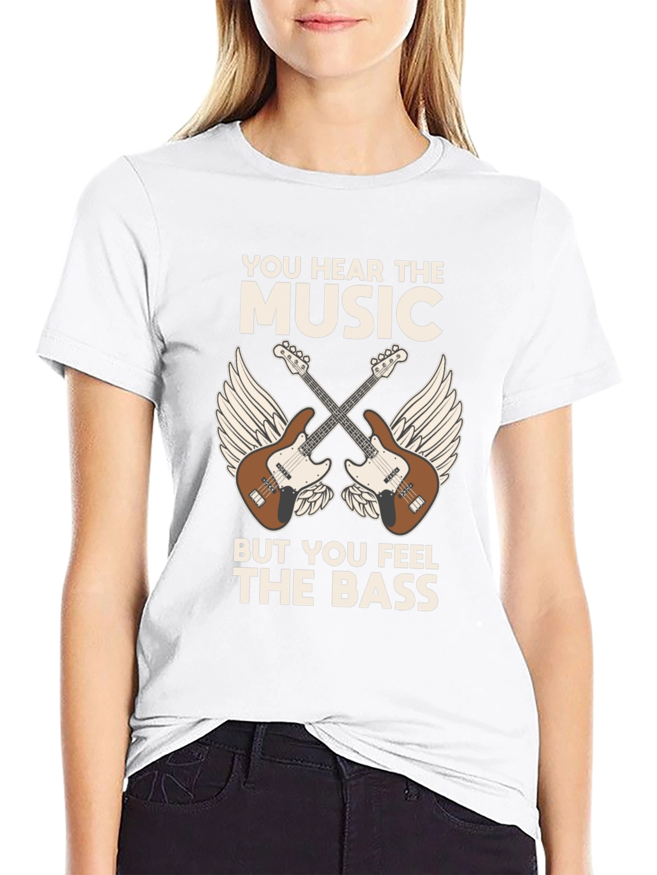 Music Lovers T-Shirt: Hear the Music Feel the Bass