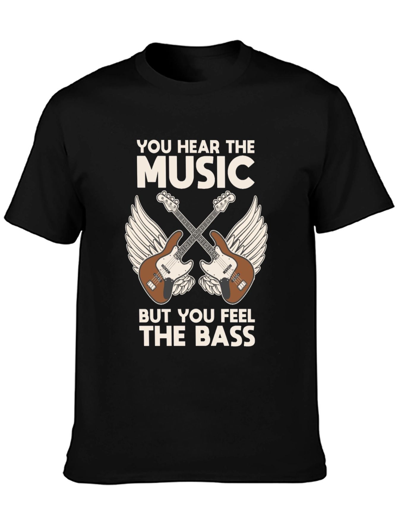 Music Lovers T-Shirt: Hear the Music Feel the Bass