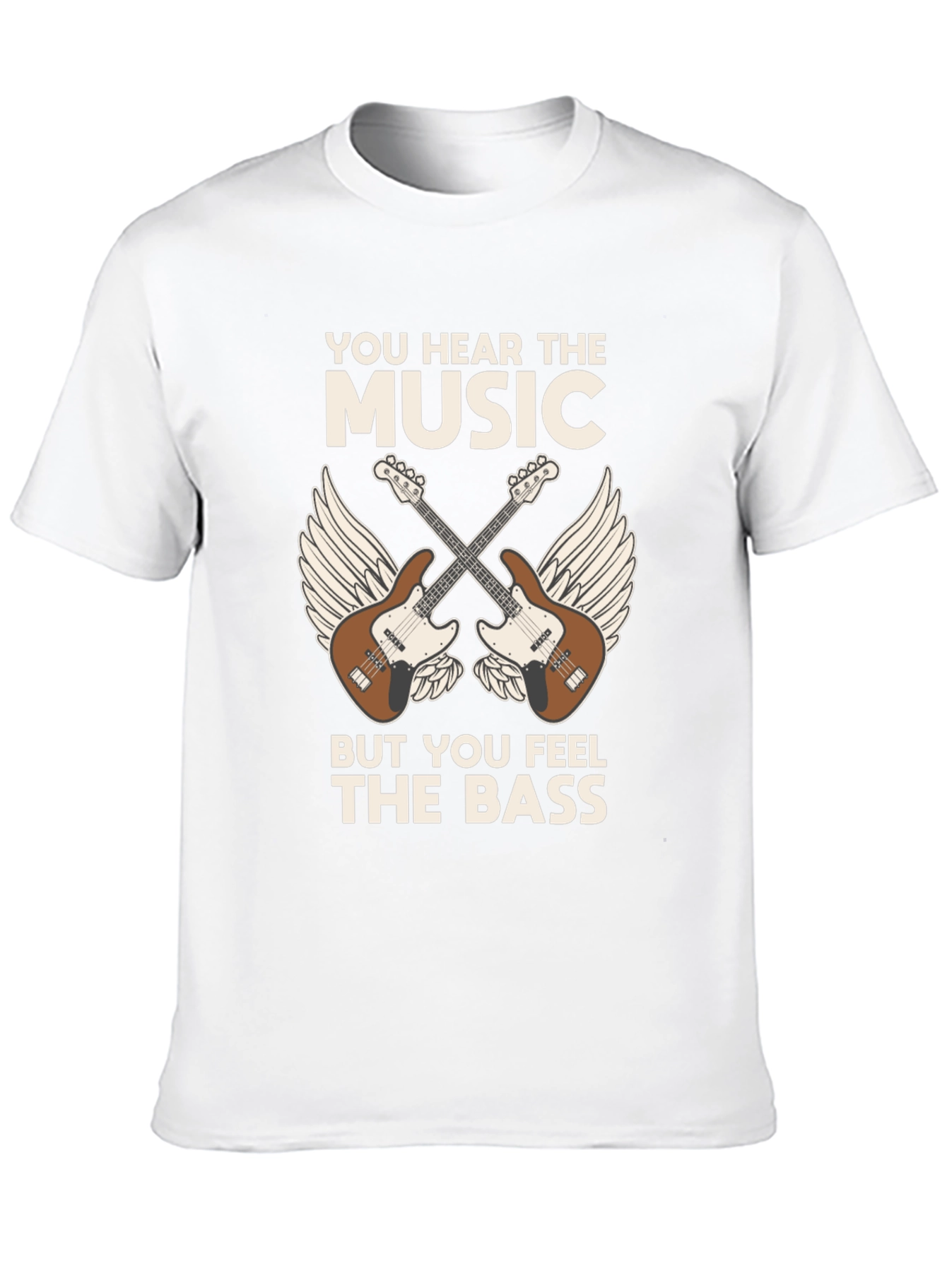 Music Lovers T-Shirt: Hear the Music Feel the Bass