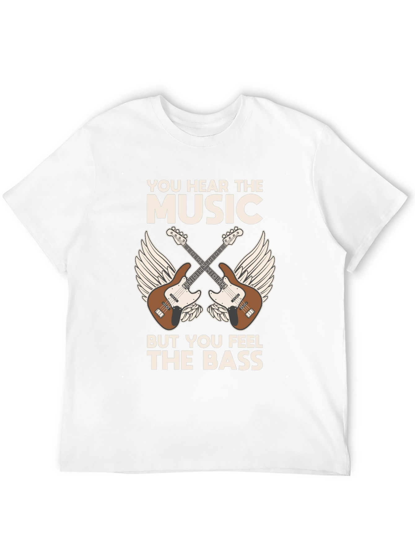 Music Lovers T-Shirt: Hear the Music Feel the Bass