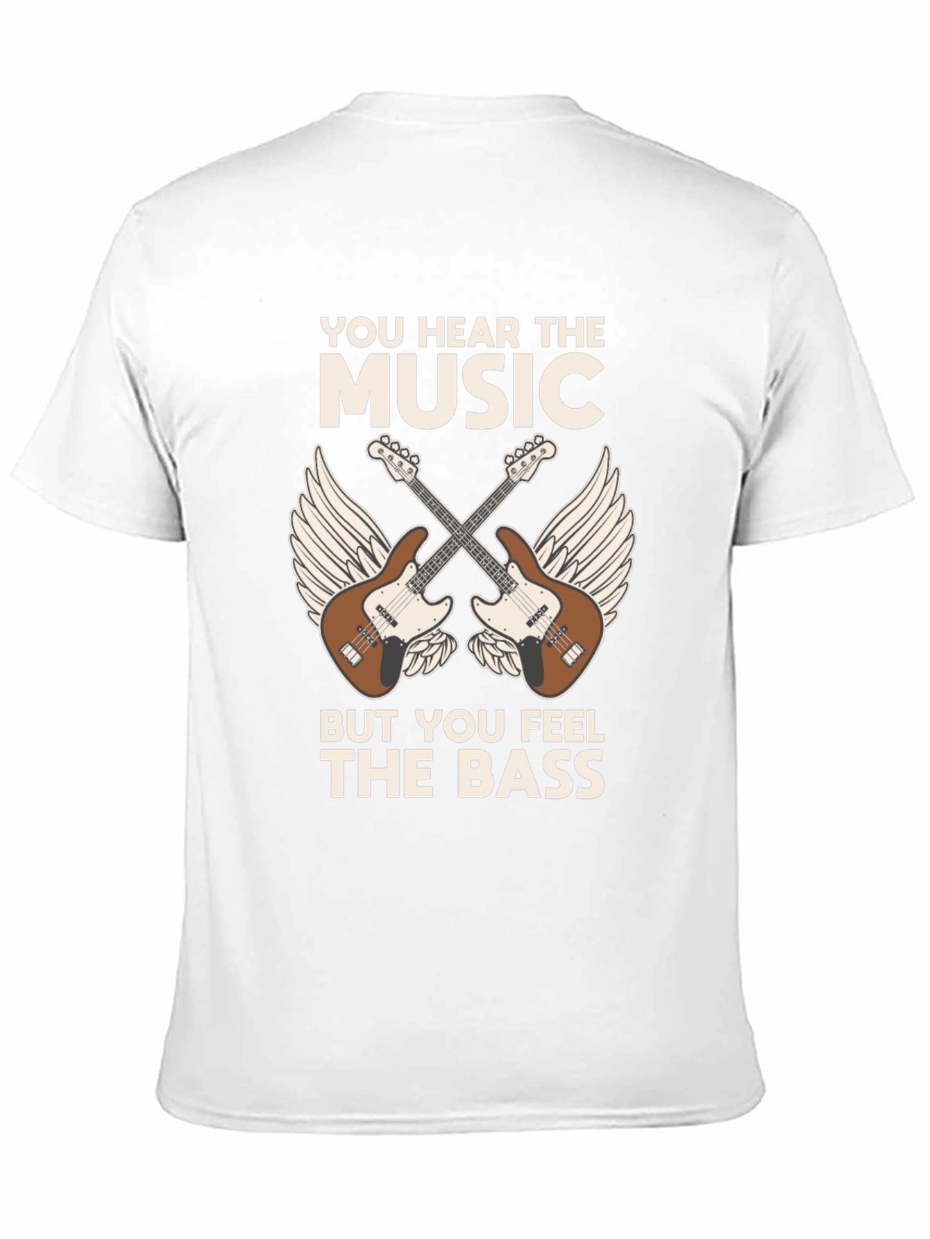 Music Lovers T-Shirt: Hear the Music Feel the Bass