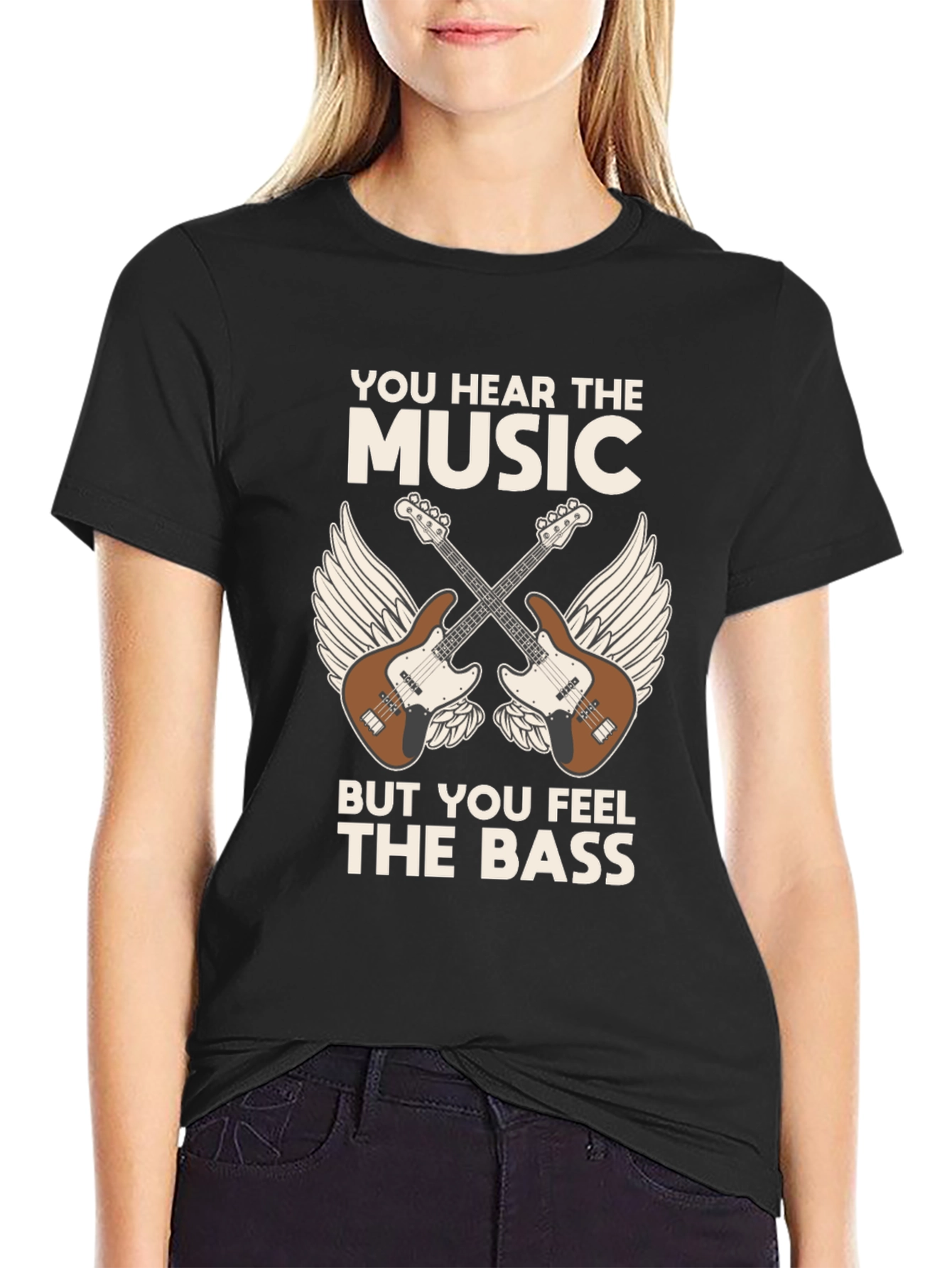 Music Lovers T-Shirt: Hear the Music Feel the Bass