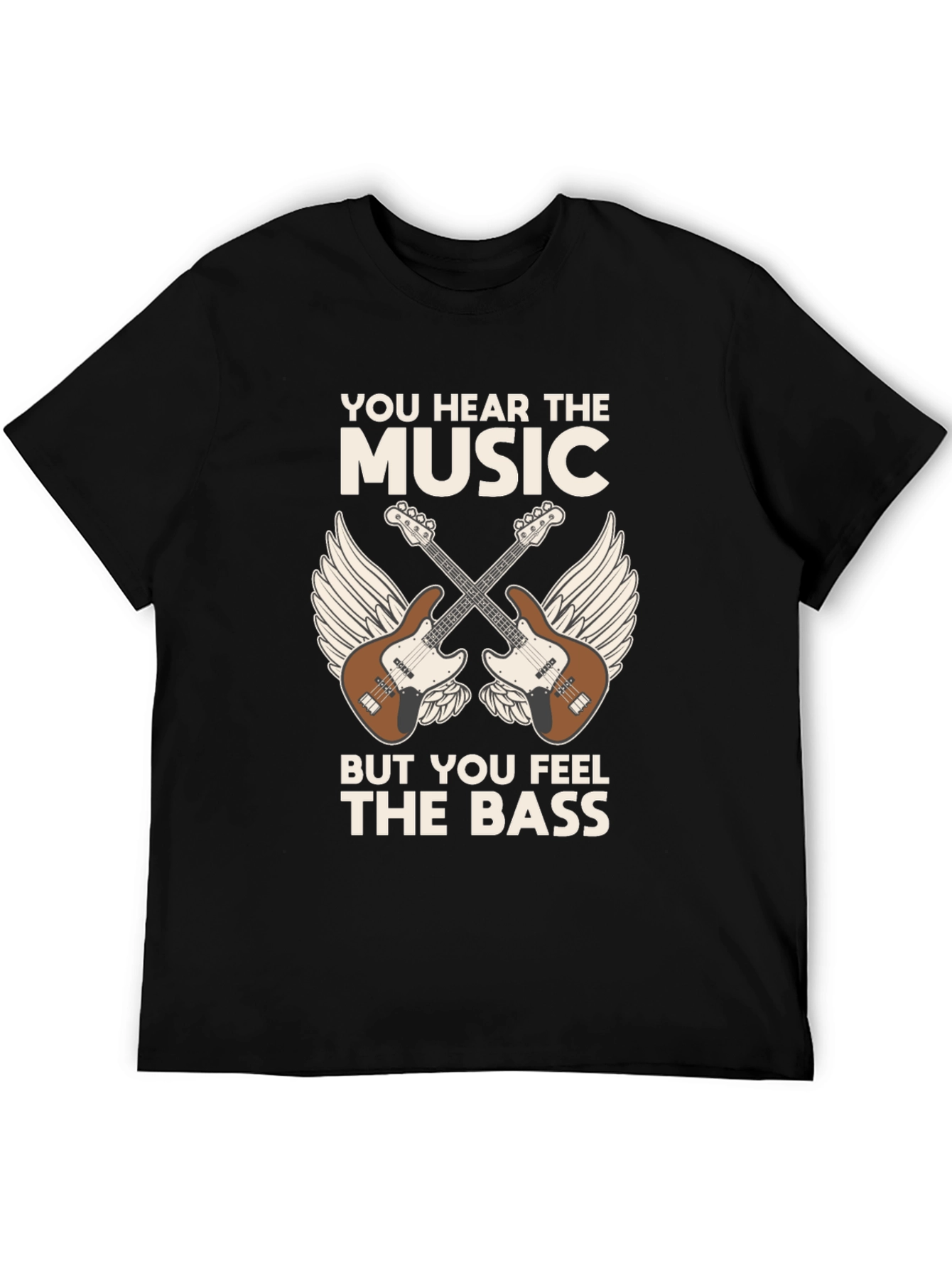 Music Lovers T-Shirt: Hear the Music Feel the Bass