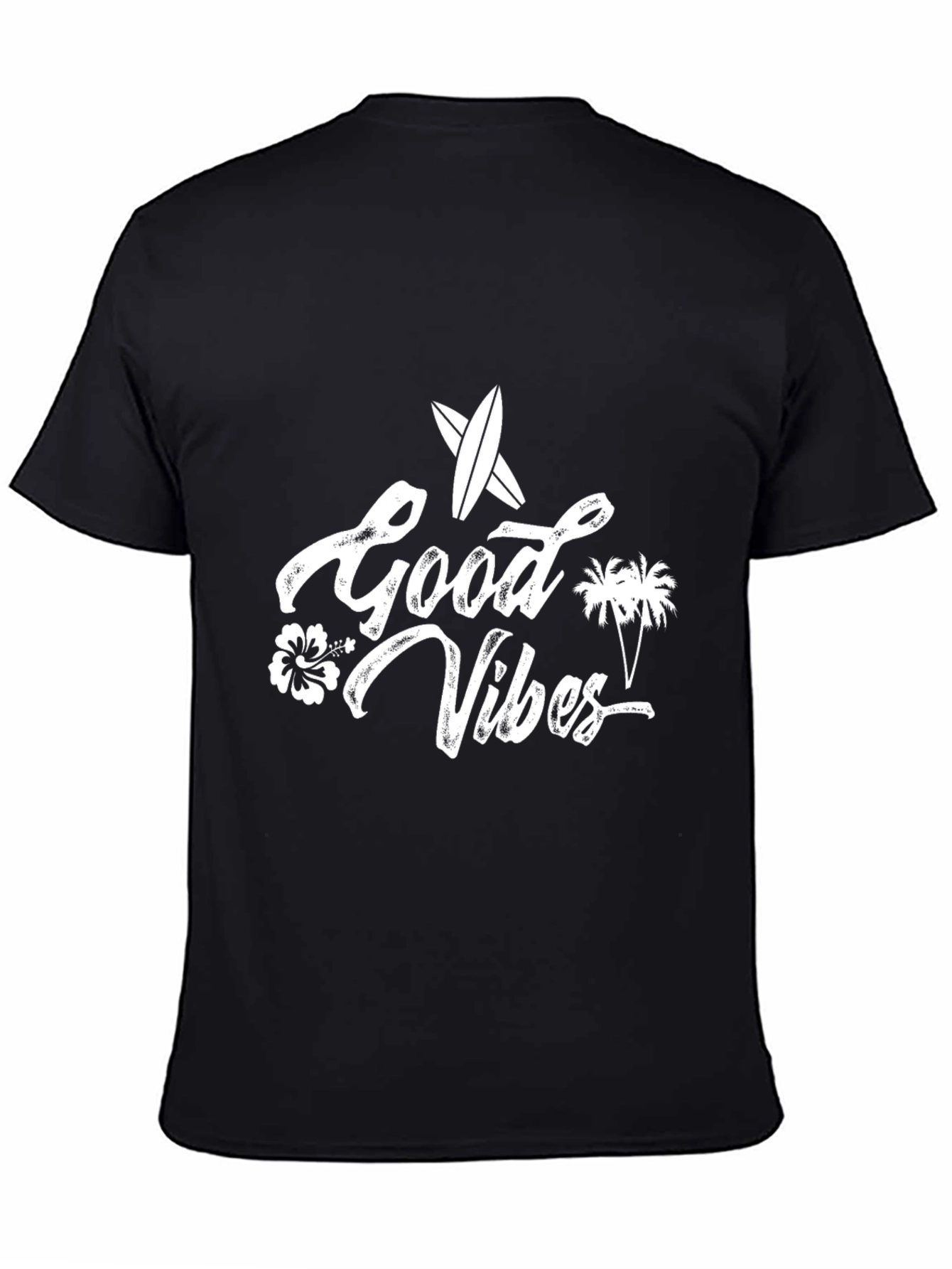 Good Vibes Graphic Tee - Surf Style T-Shirt