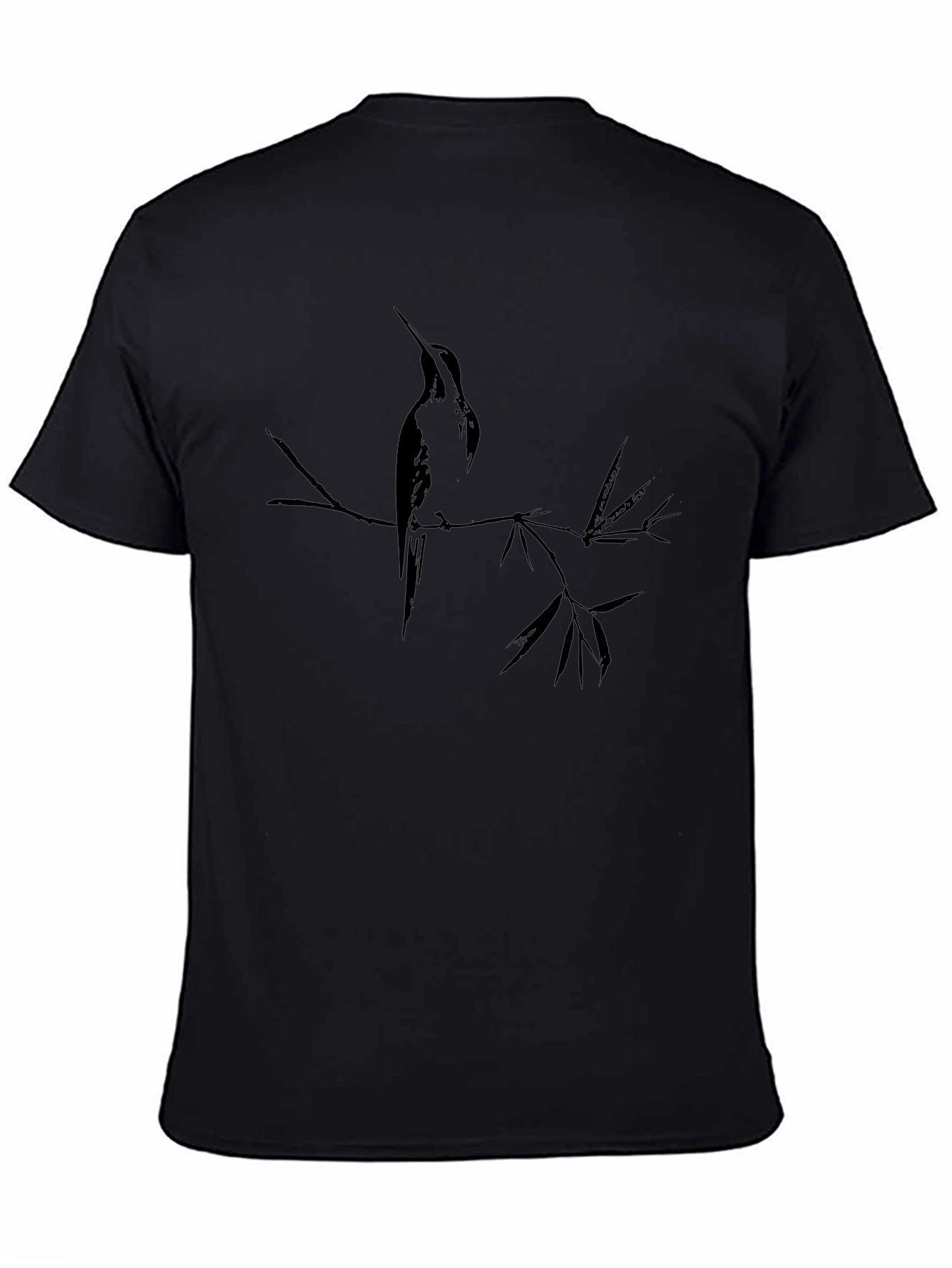Hummingbird Graphic Tee - Black