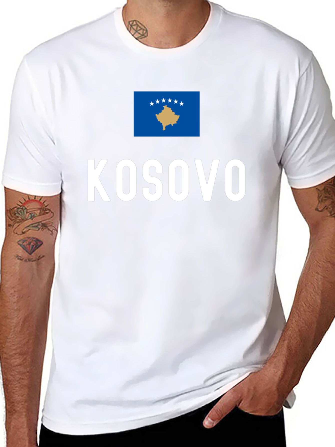 Kosovo Flag T-Shirt - Country Pride Tee