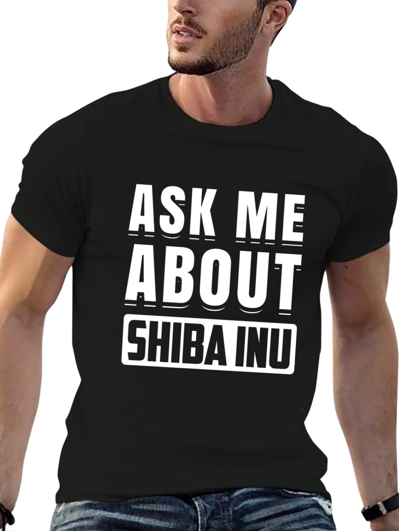 Ask Me About Shiba Inu T-Shirt