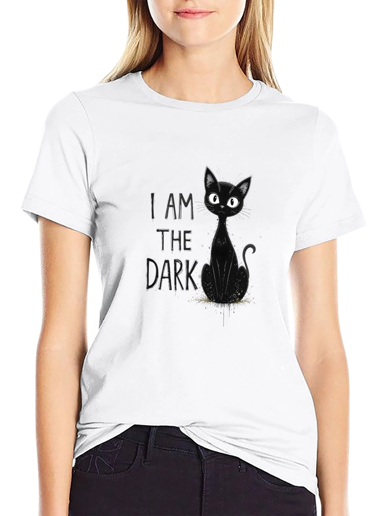 I Am The Dark Black Cat T-Shirt