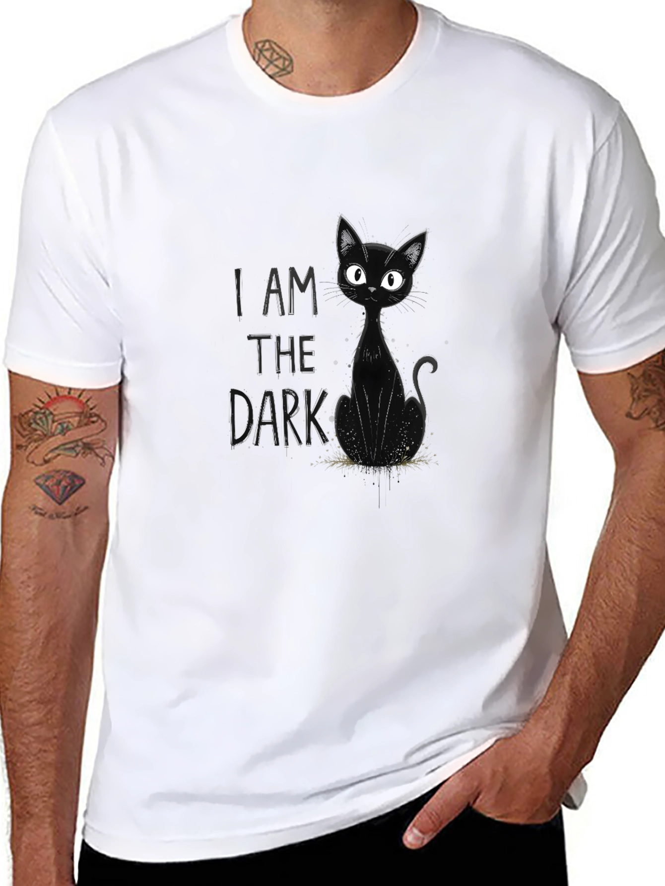 I Am The Dark Black Cat T-Shirt