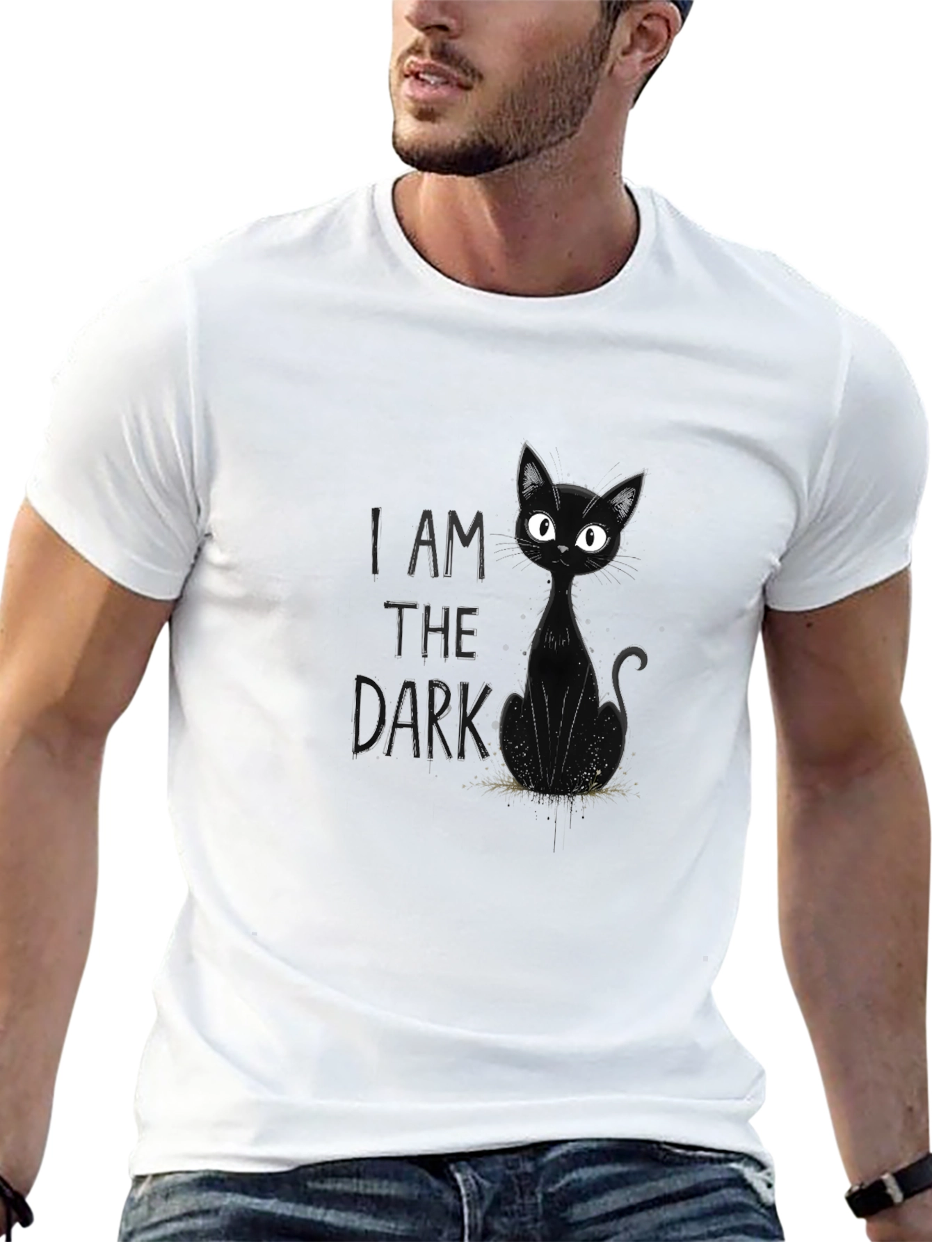 I Am The Dark Black Cat T-Shirt