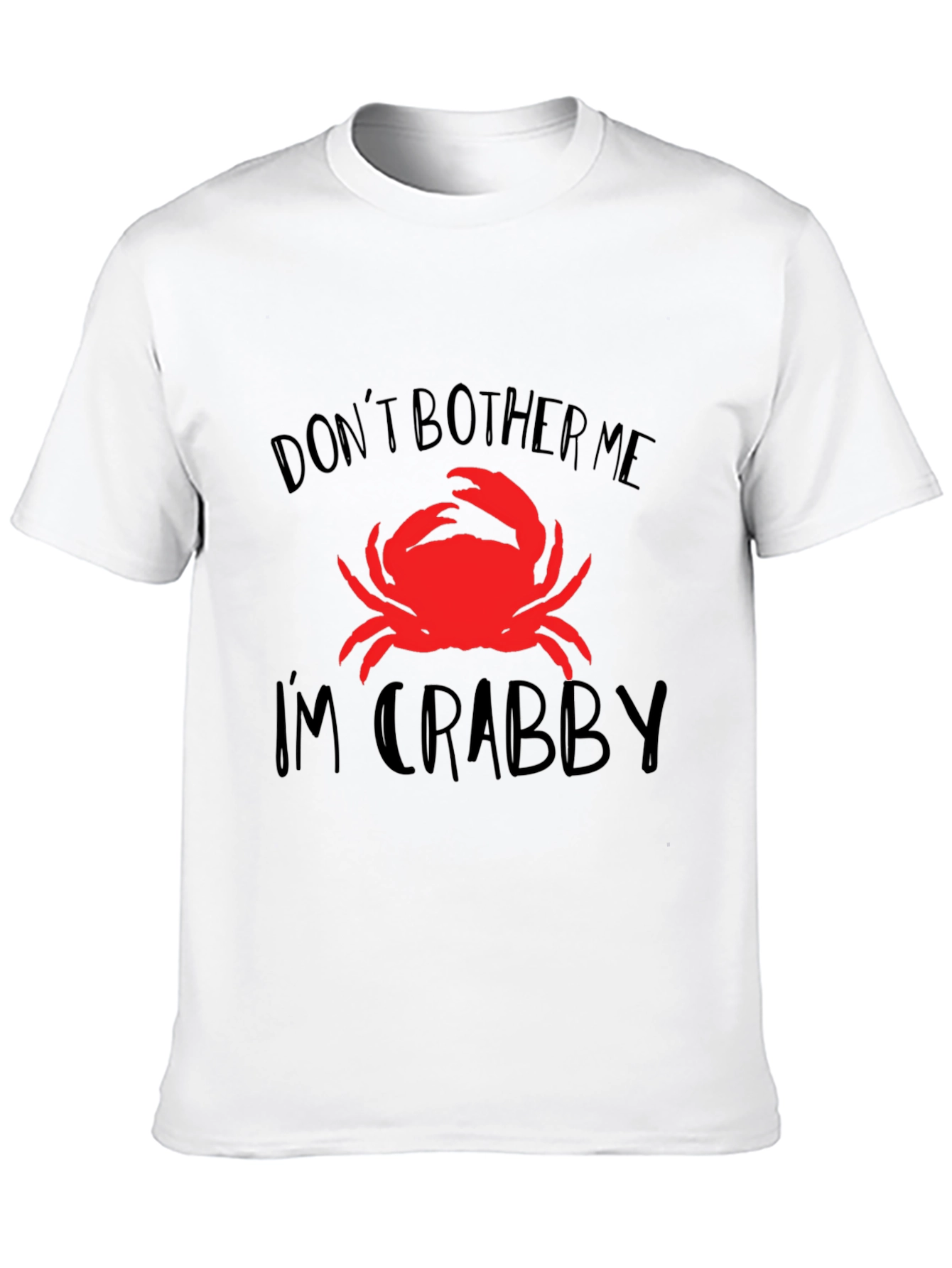 Crabby Graphic Tee - Dont Bother Me Crab Shirt