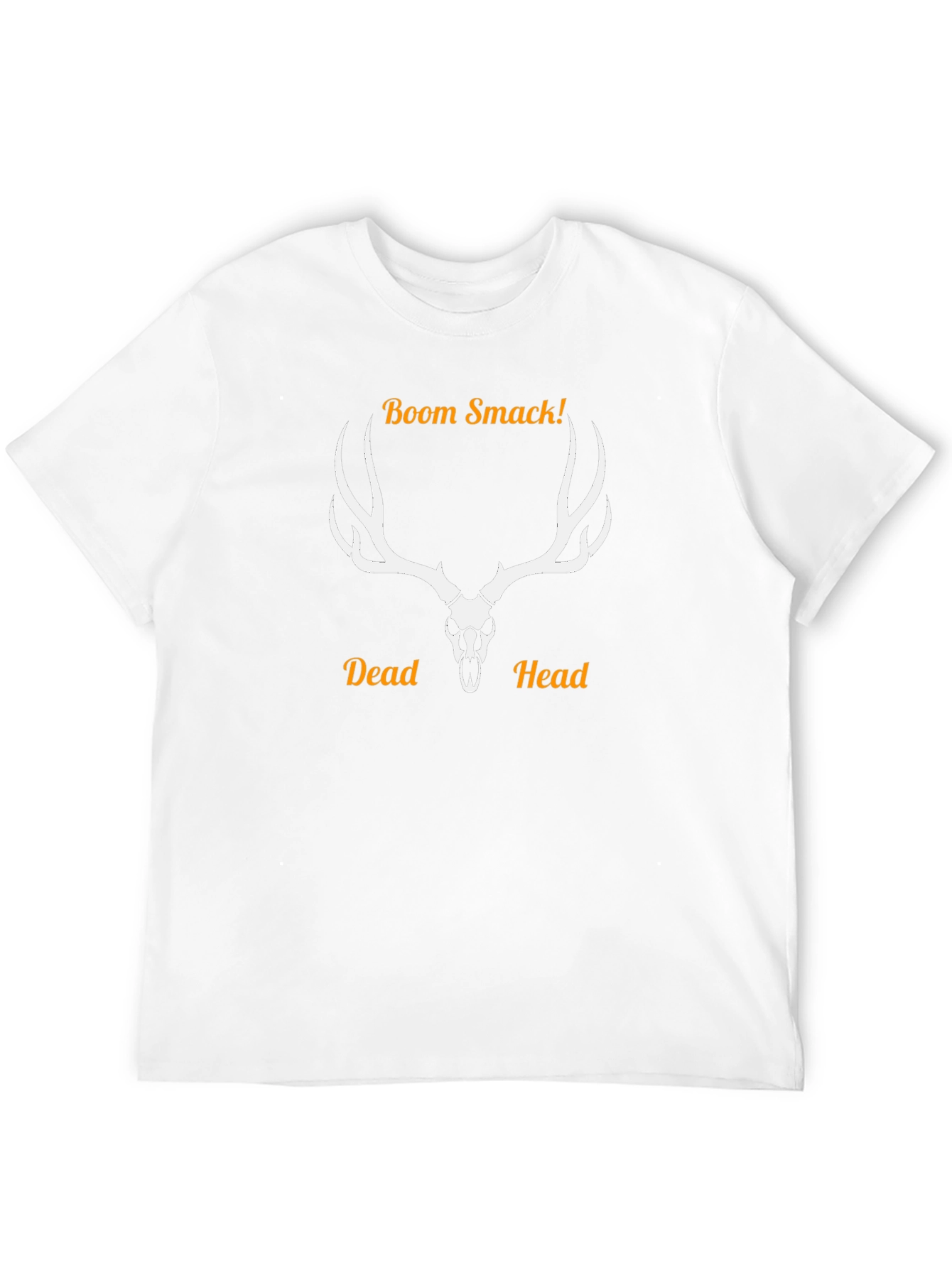 Boom Smack Deer Skull Graphic Tee - Hunting T-Shirt