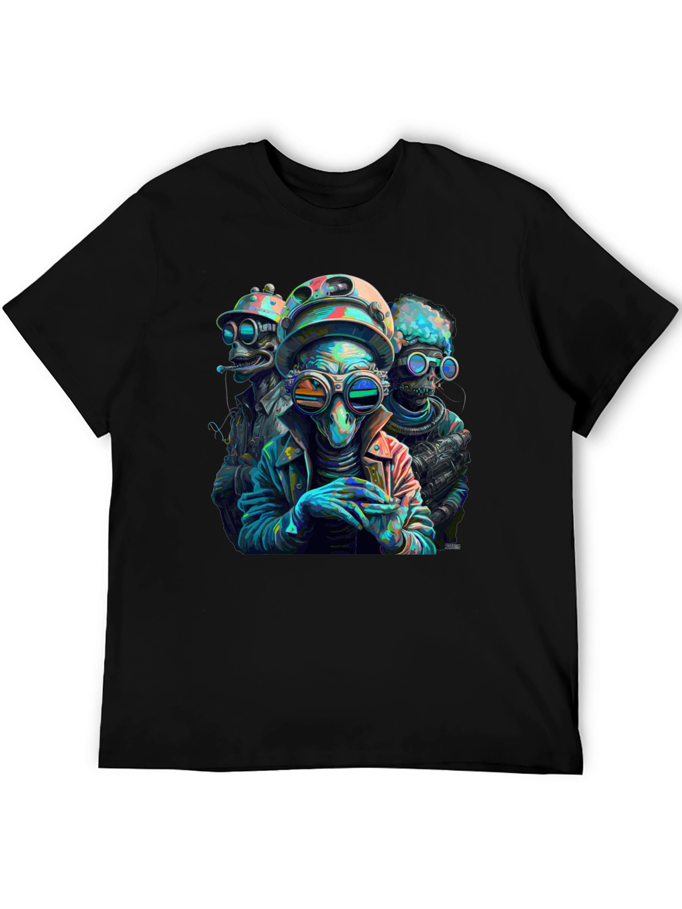 Alien Crew Graphic Tee - Sci-Fi Style