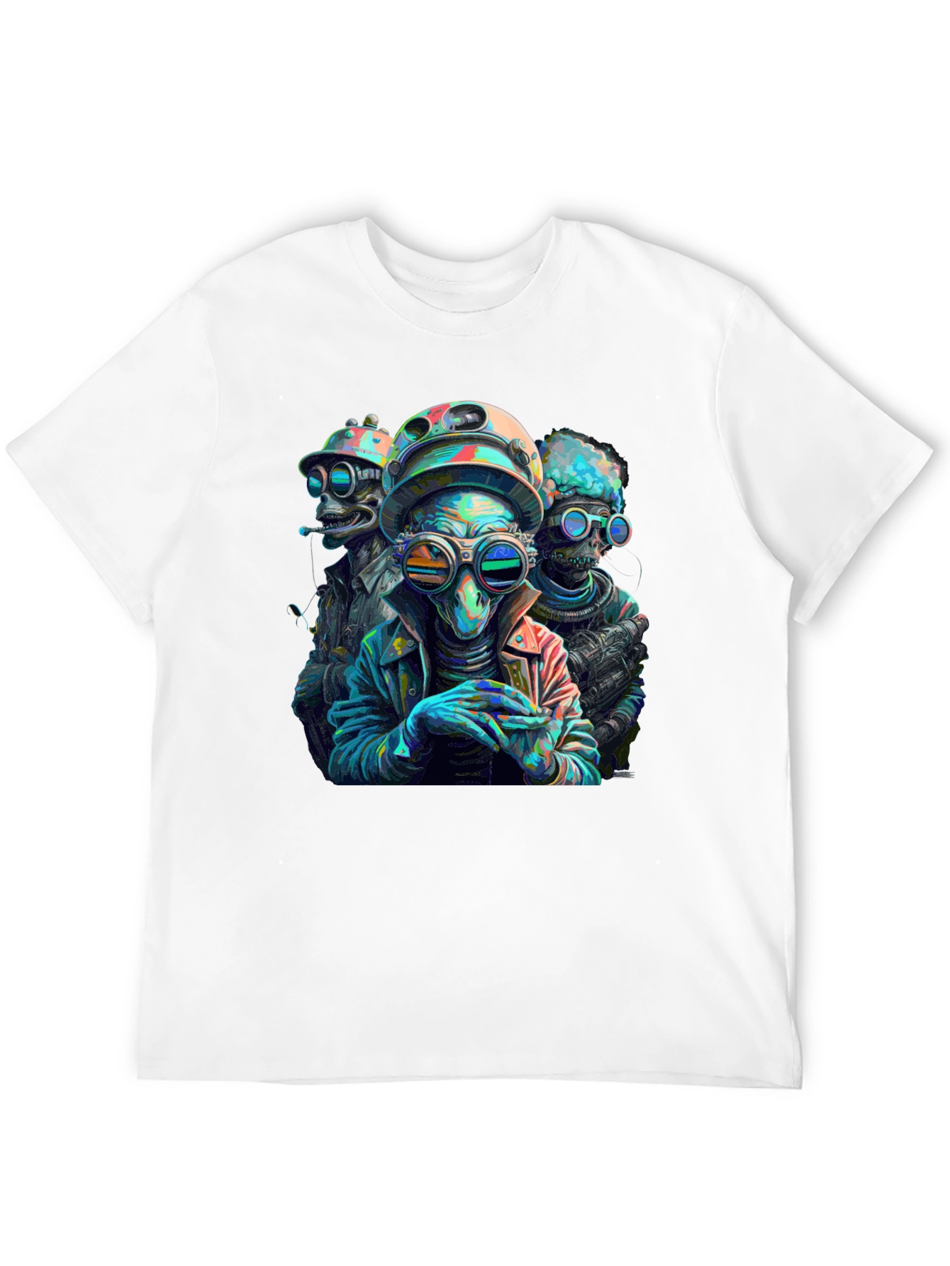 Alien Crew Graphic Tee - Sci-Fi Style