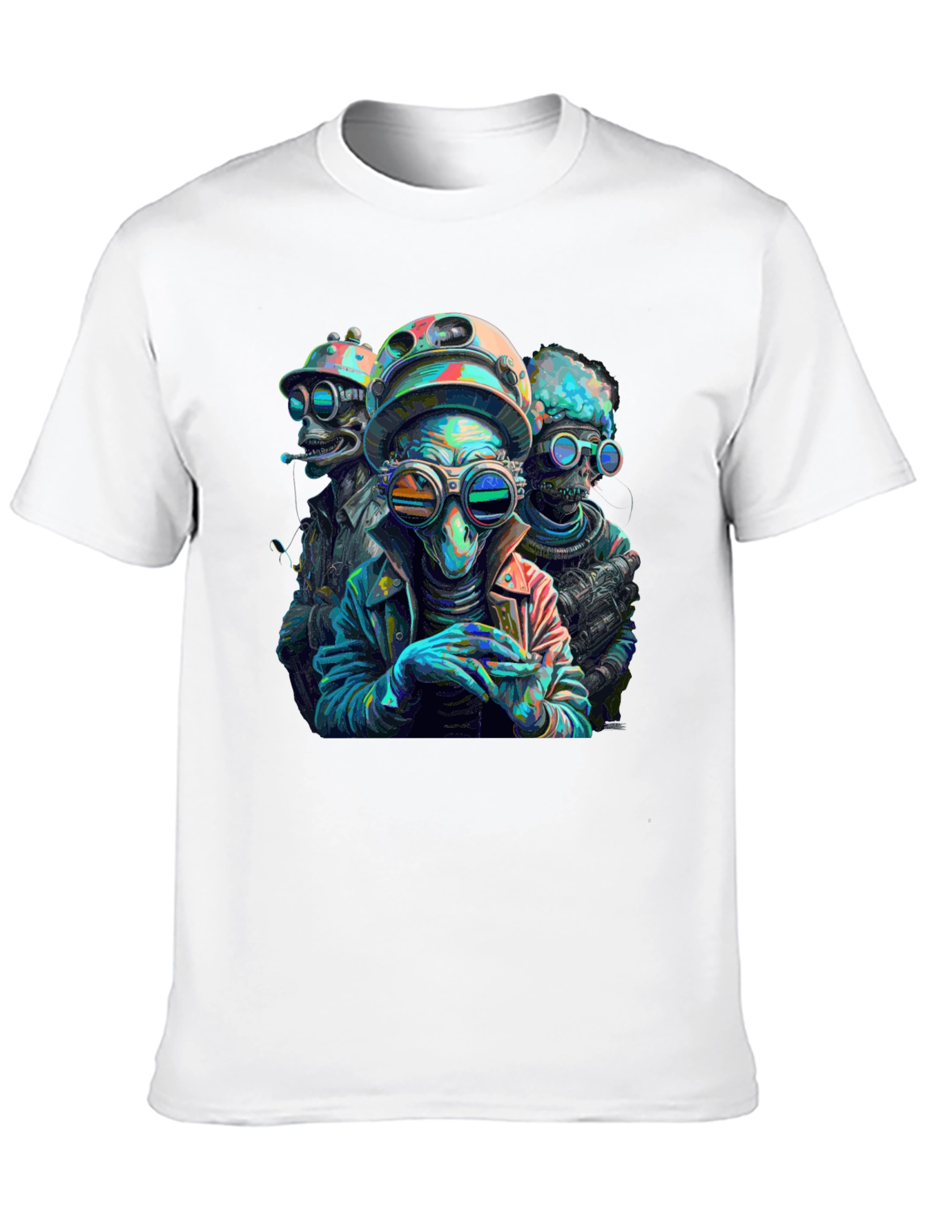 Alien Crew Graphic Tee - Sci-Fi Style
