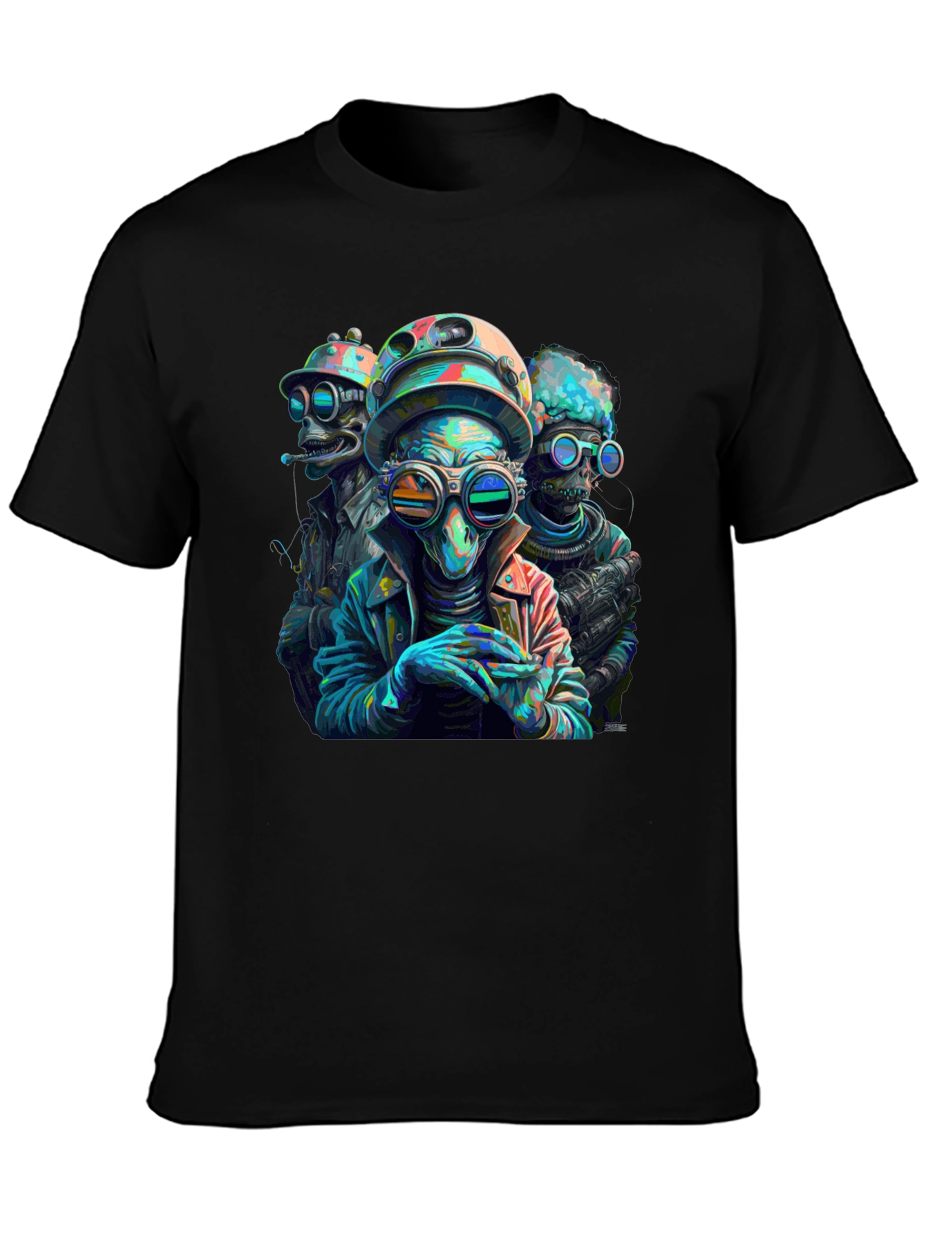Alien Crew Graphic Tee - Sci-Fi Style