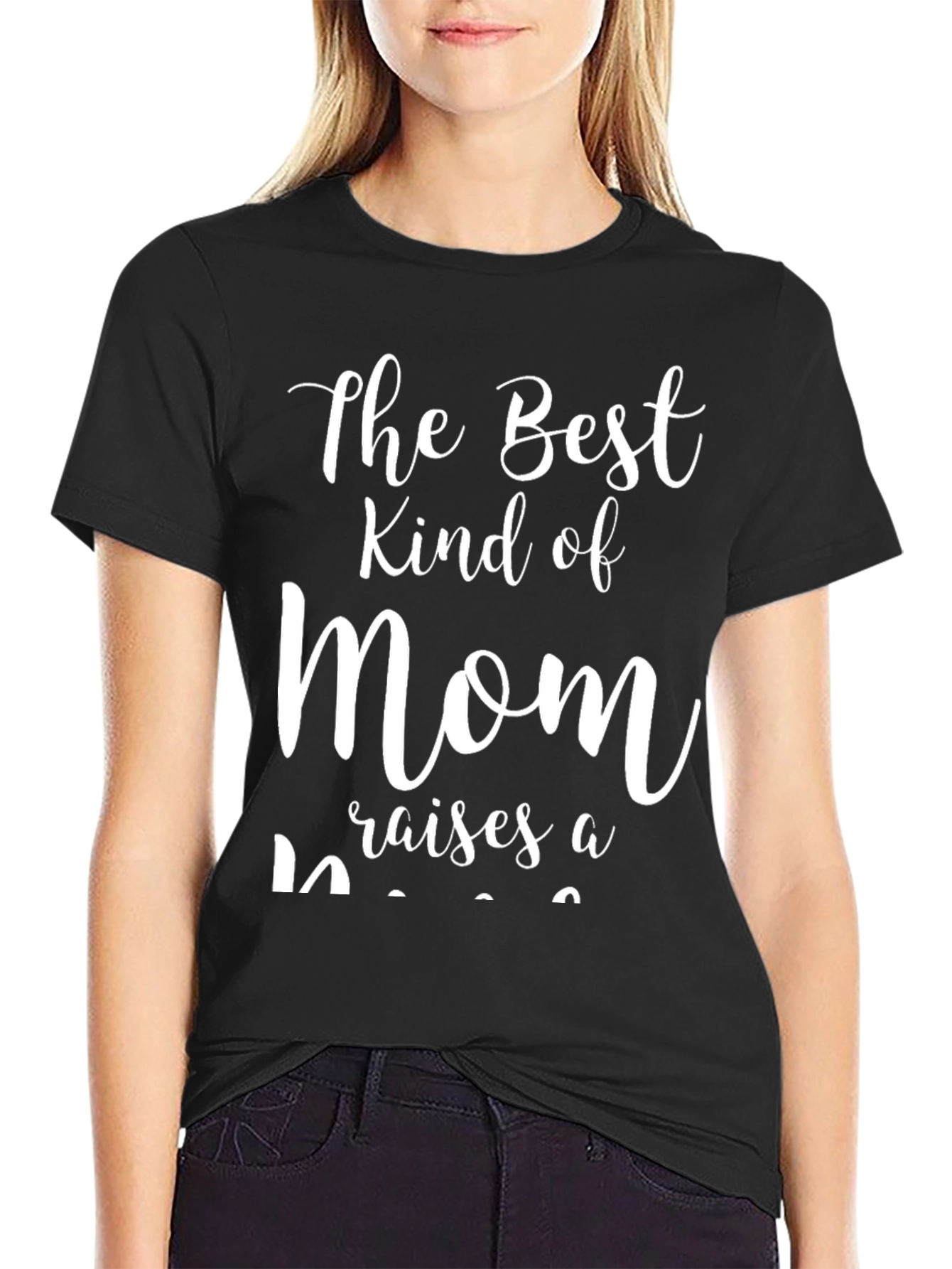 Best Kind of Mom T-Shirt - Black