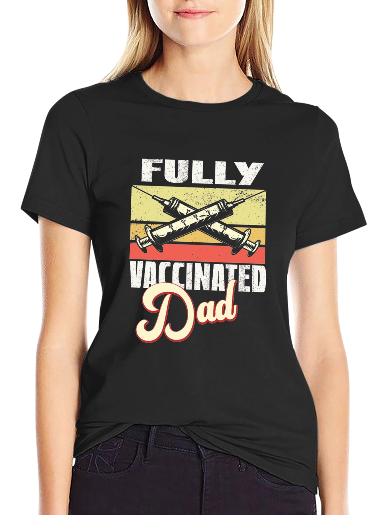 Fully Vaccinated Dad Graphic Tee