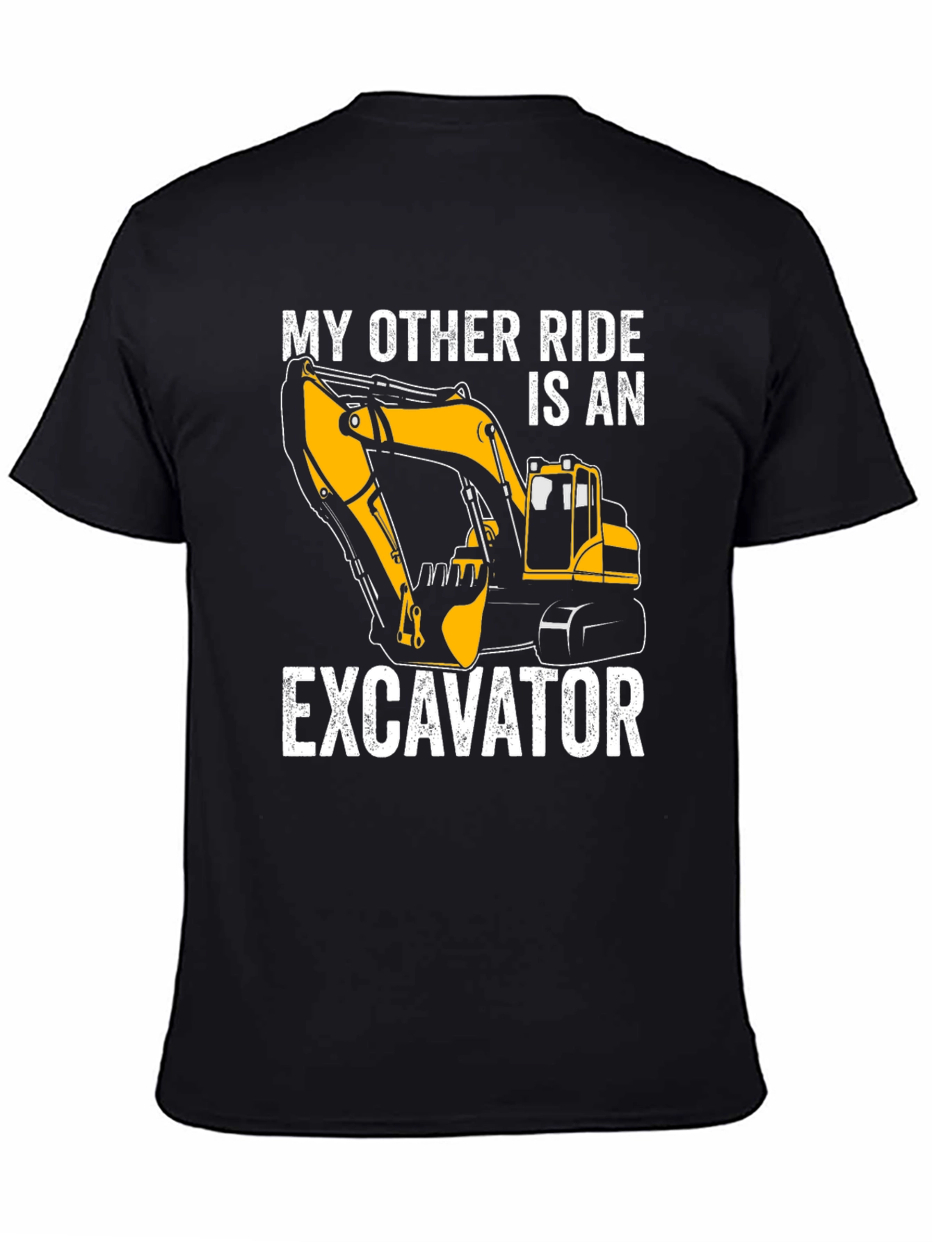 Excavator Ride T-Shirt - Construction Vehicle Tee