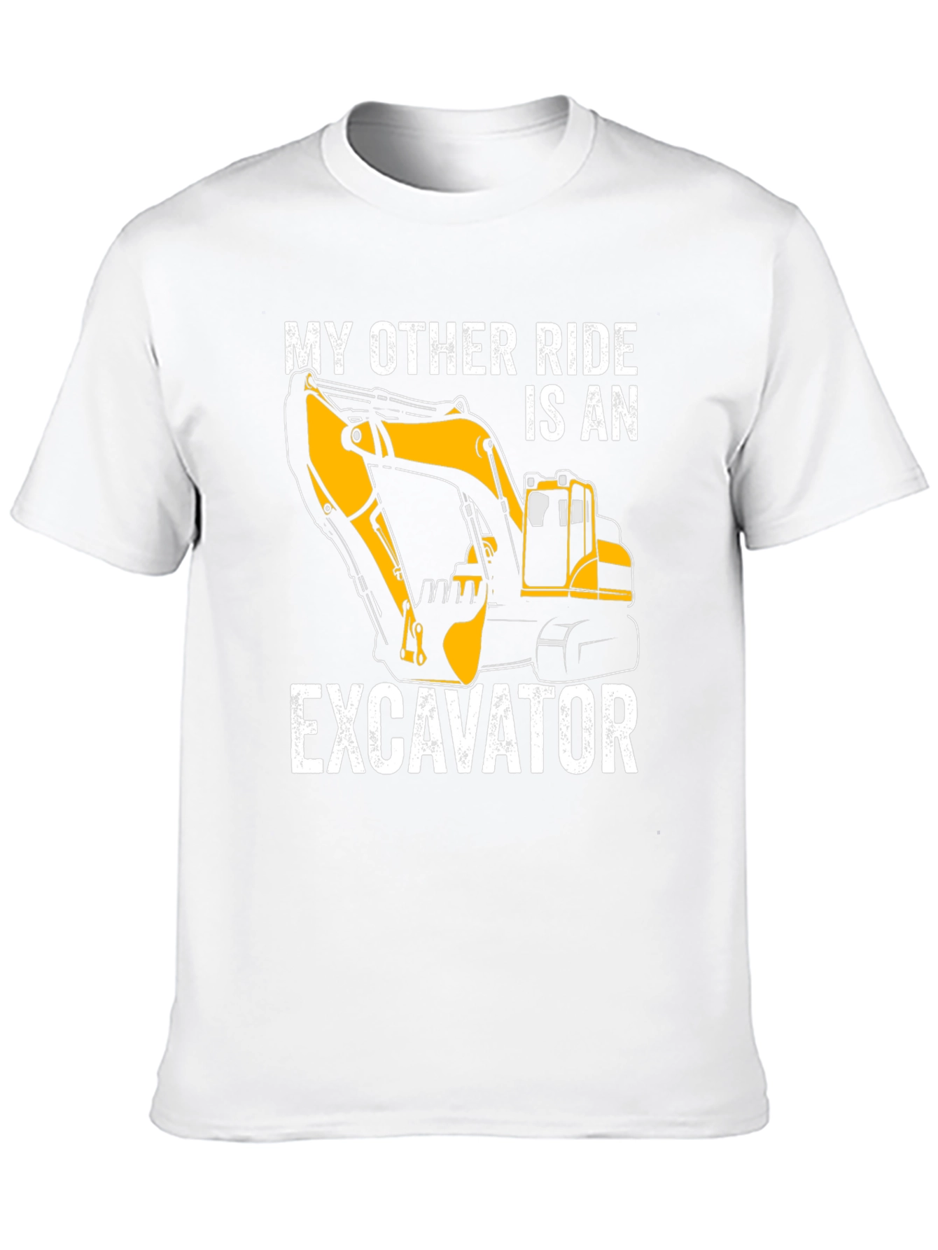 Excavator Ride T-Shirt - Construction Vehicle Tee