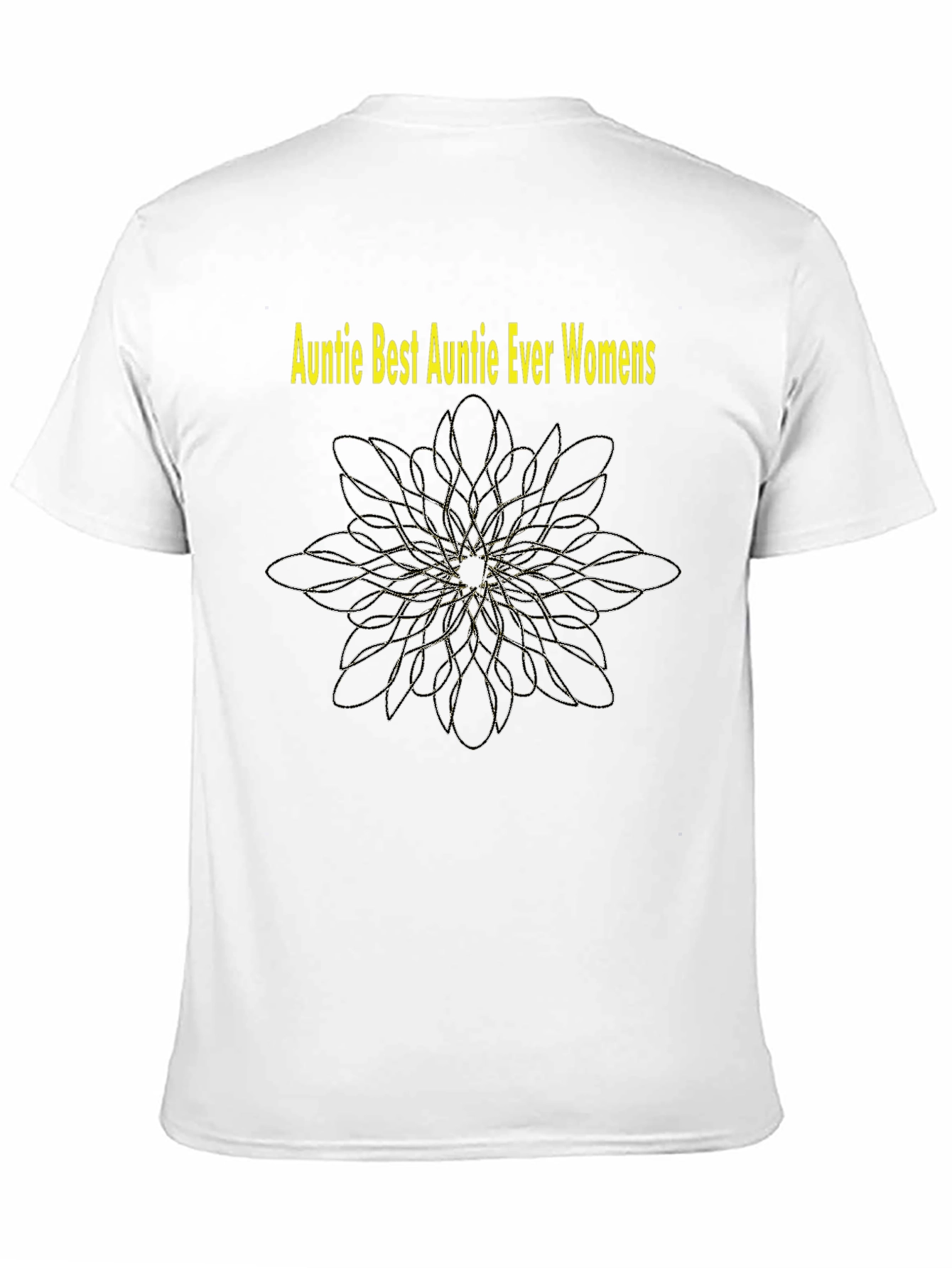 Auntie Best Auntie Ever Womens Black T-Shirt