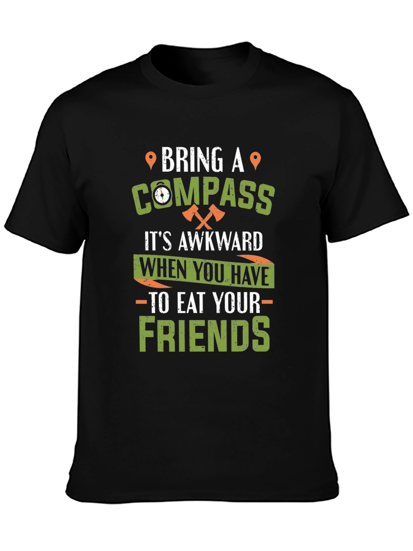 Bring a Compass Graphic Tee - Funny Camping T-Shirt