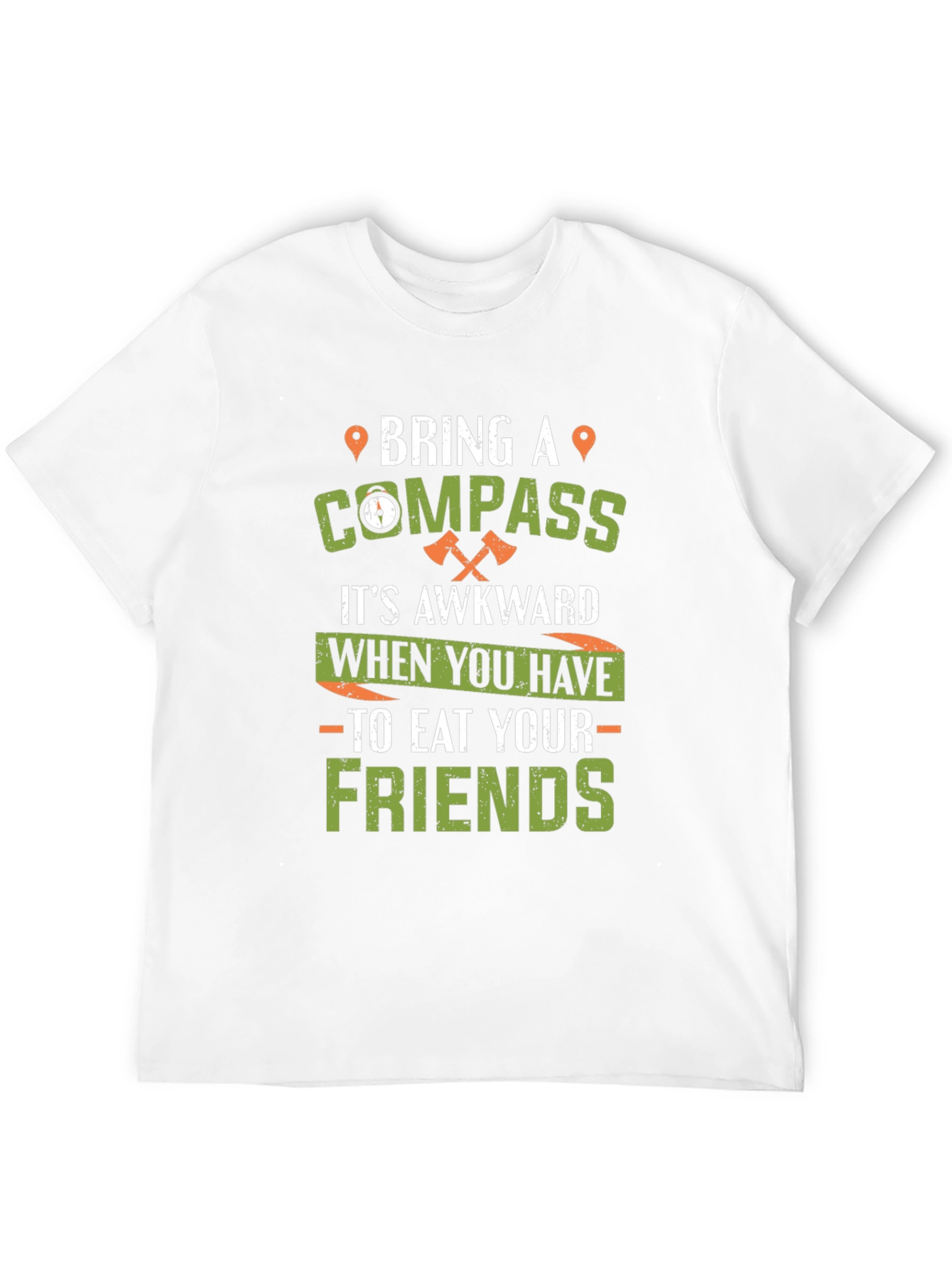 Bring a Compass Graphic Tee - Funny Camping T-Shirt