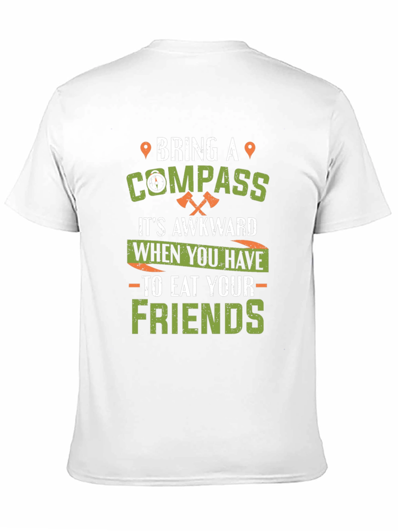 Bring a Compass Graphic Tee - Funny Camping T-Shirt