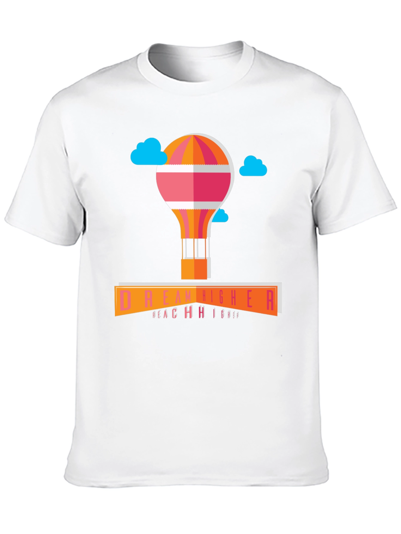 Dream Higher Graphic Tee - Modern Black T-Shirt