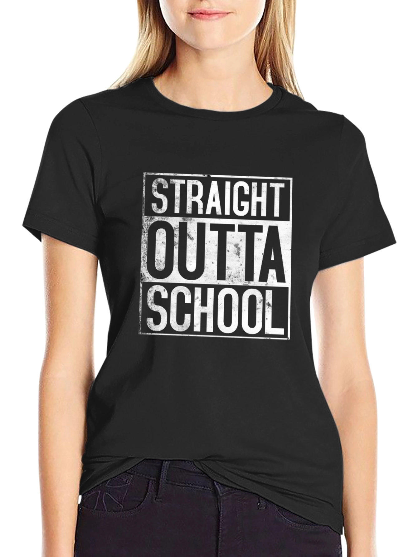 Straight Outta School T-Shirt - Graduation Gift