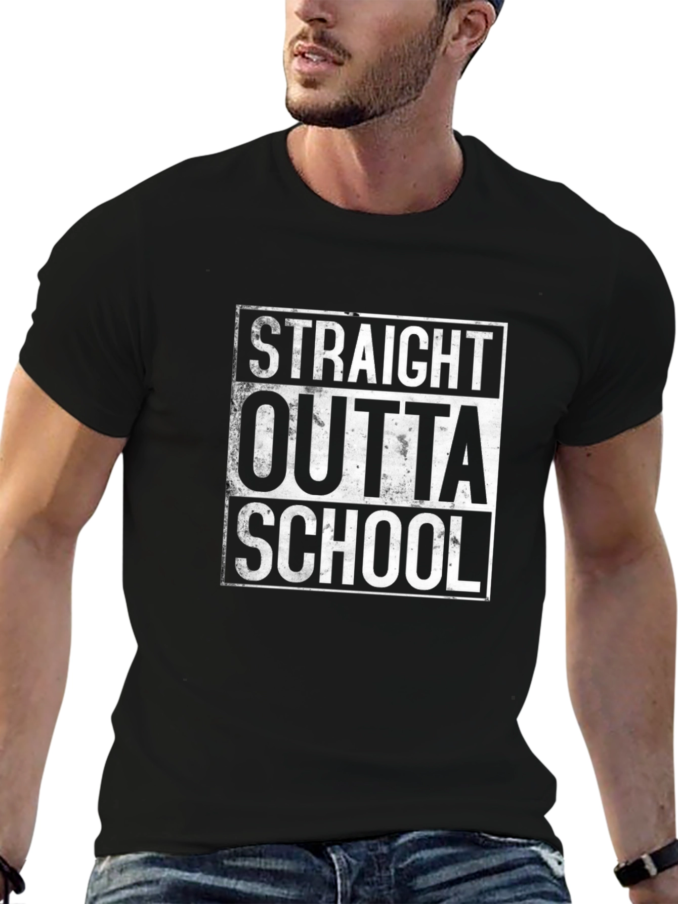 Straight Outta School T-Shirt - Graduation Gift