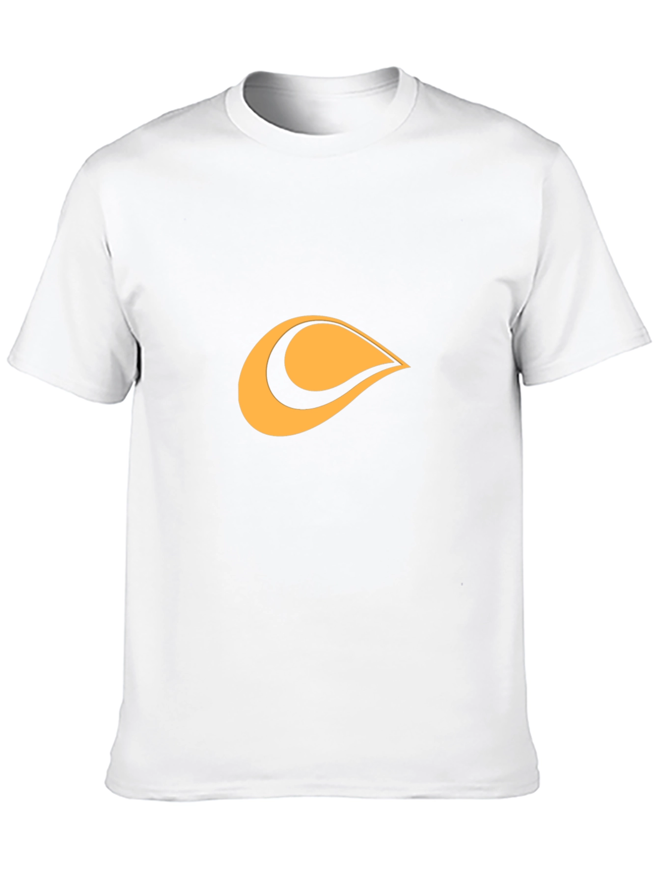Modern Black Tee with Abstract Graphic Design