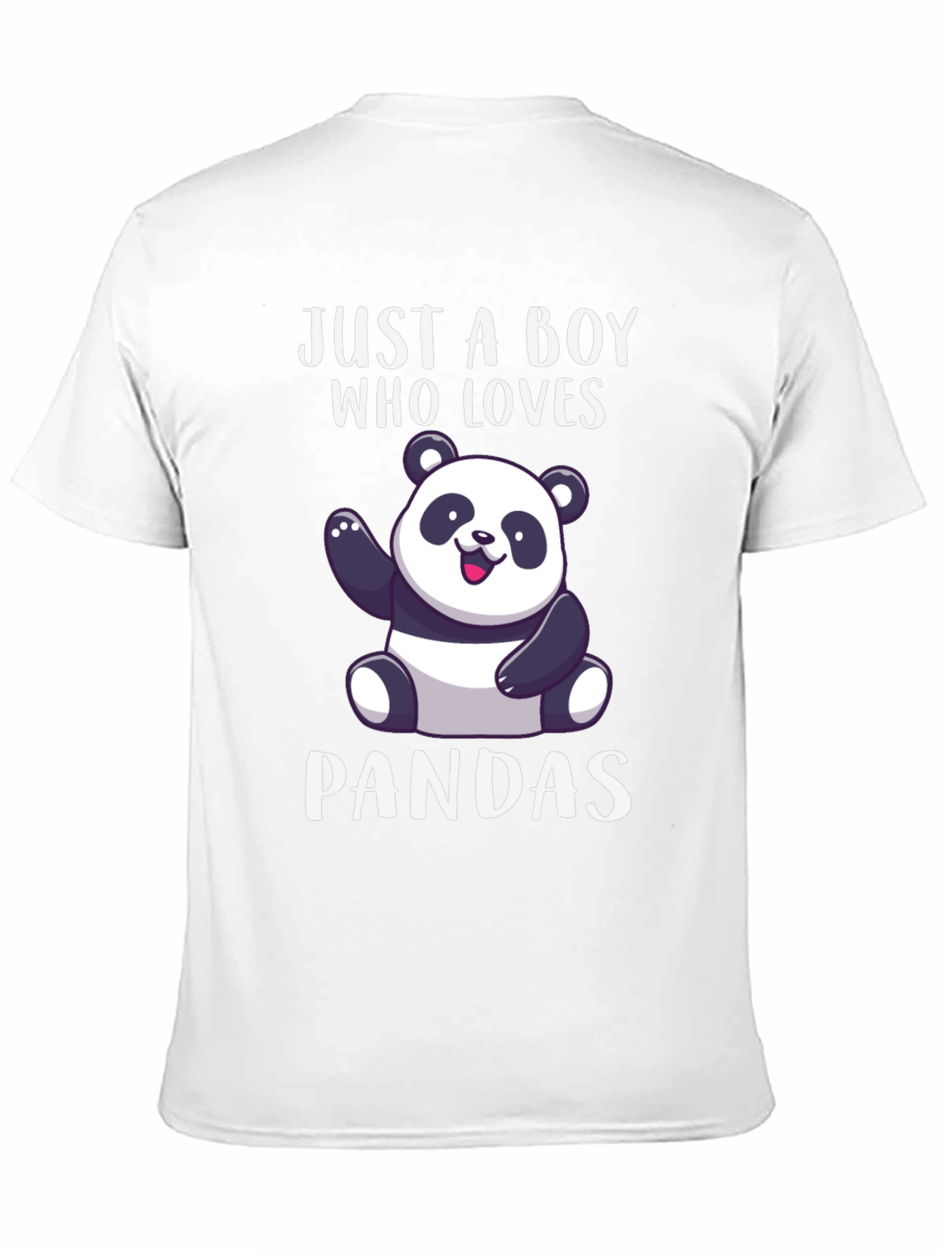 Just A Boy Who Loves Pandas Graphic Tee
