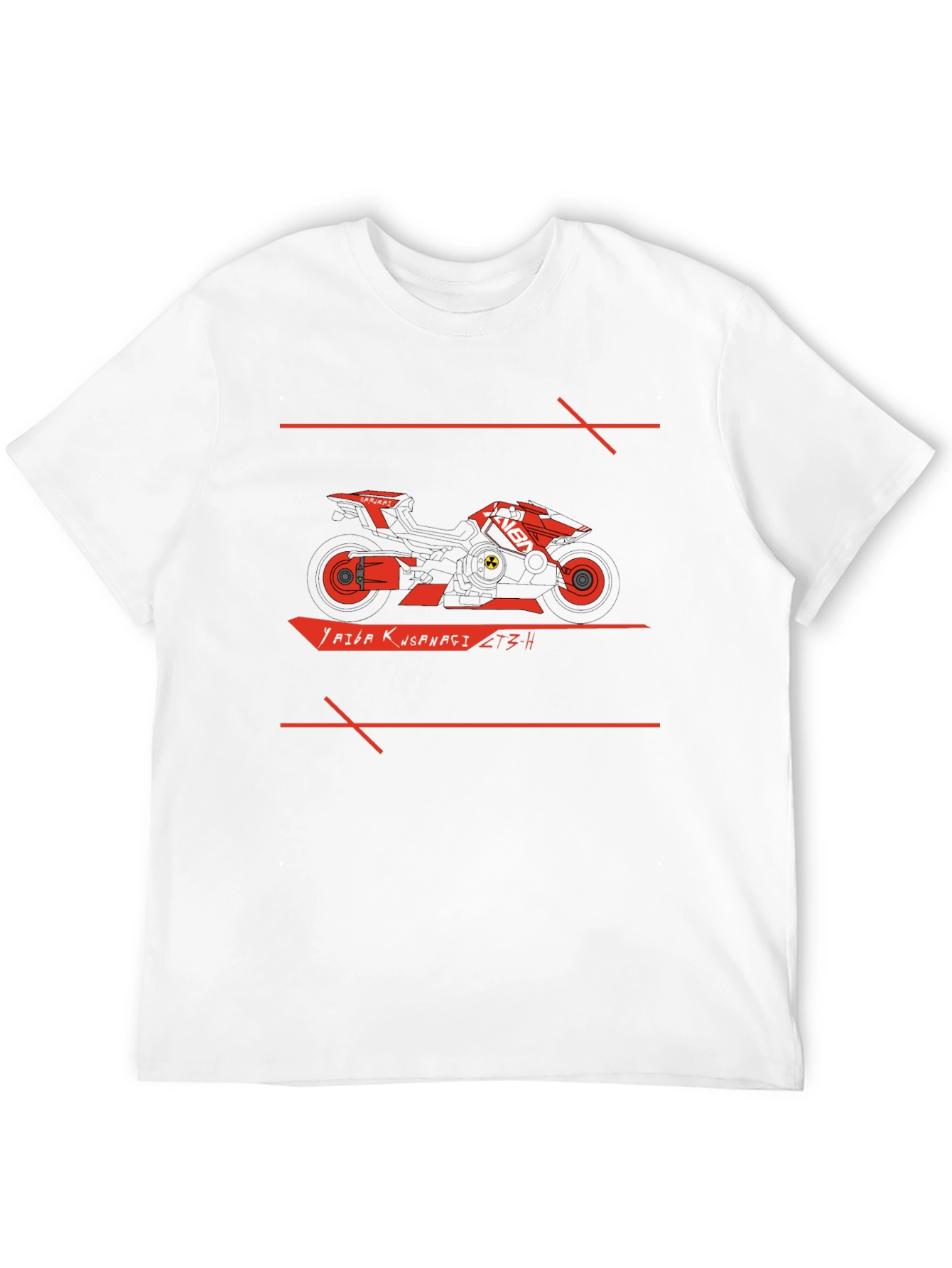 Cyberpunk Motorcycle Graphic T-Shirt