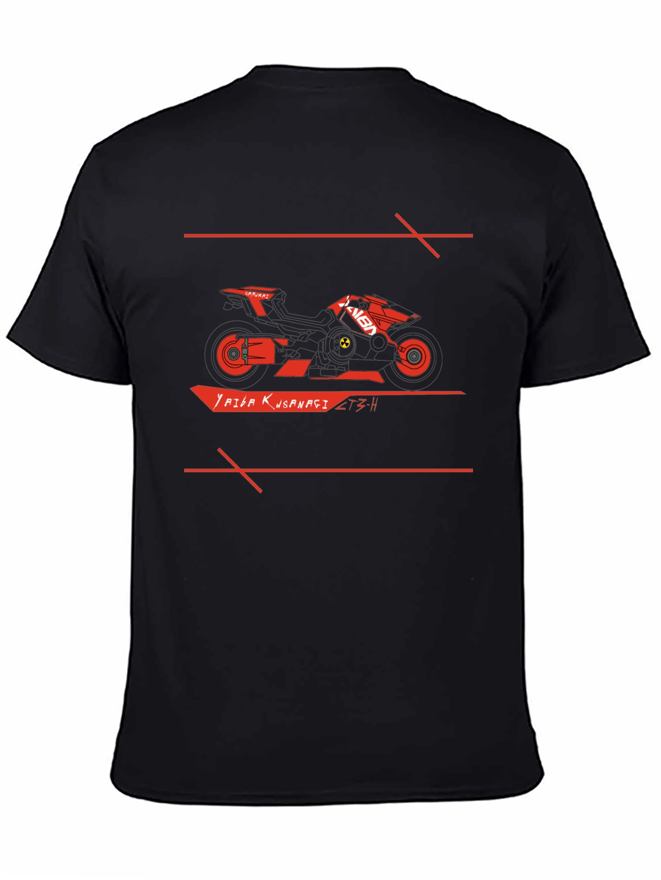 Cyberpunk Motorcycle Graphic T-Shirt