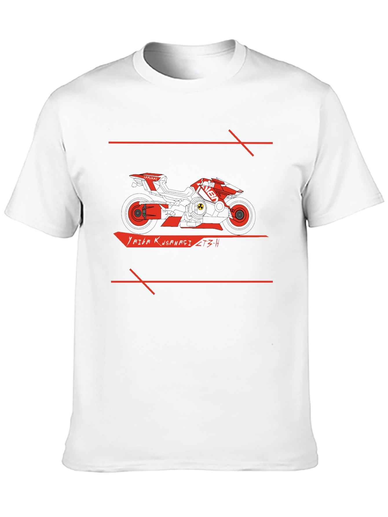 Cyberpunk Motorcycle Graphic T-Shirt