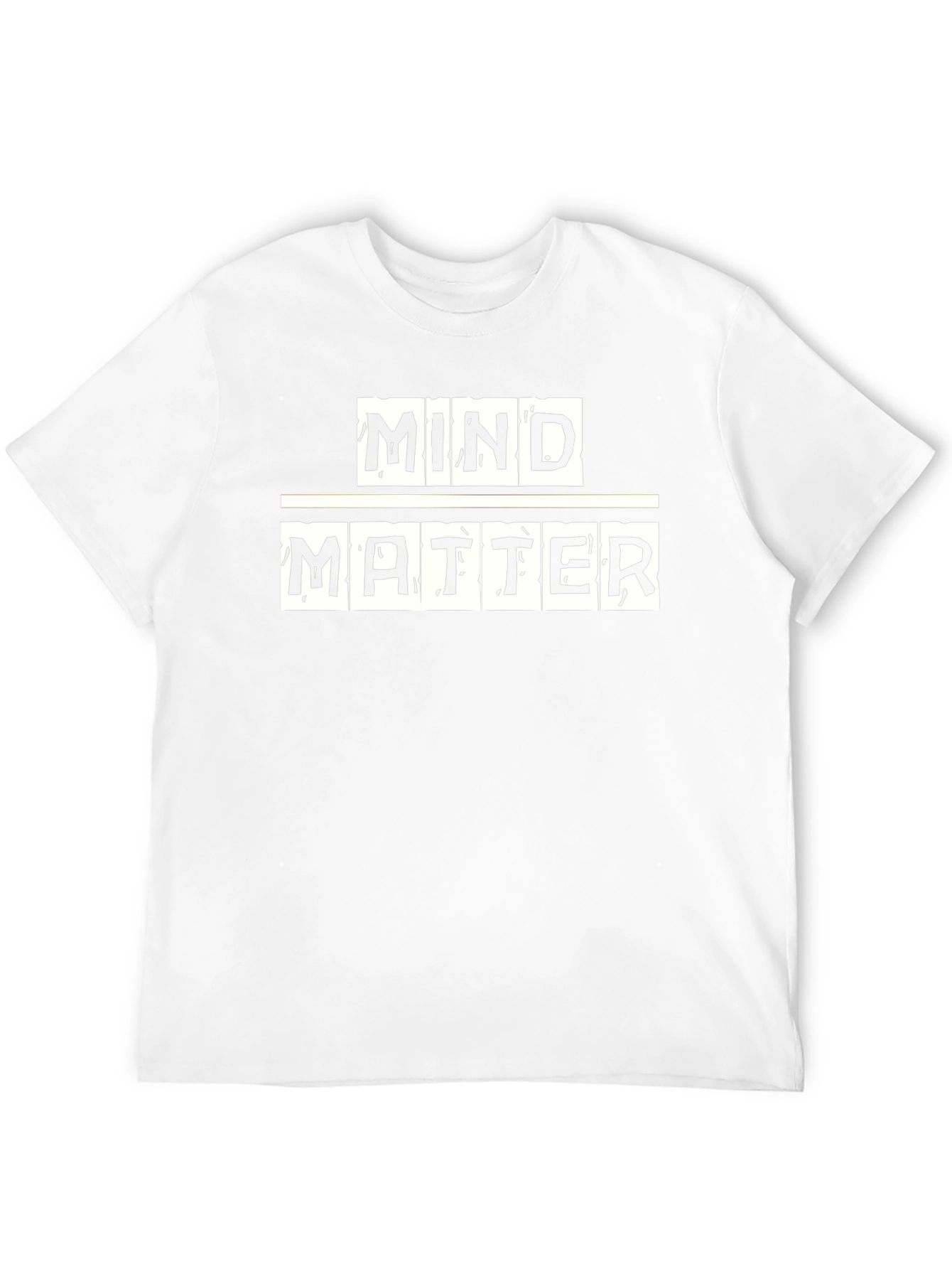 Mind Over Matter Black Graphic Tee - Motivational T-Shirt