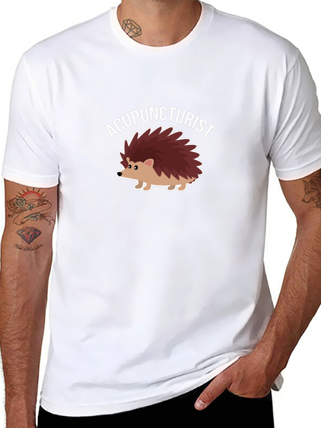 Acupuncturist Hedgehog T-Shirt - Cute & Comfy