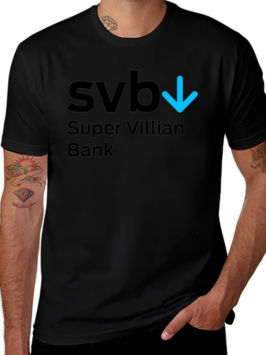 SVB Super Villian Bank T-Shirt