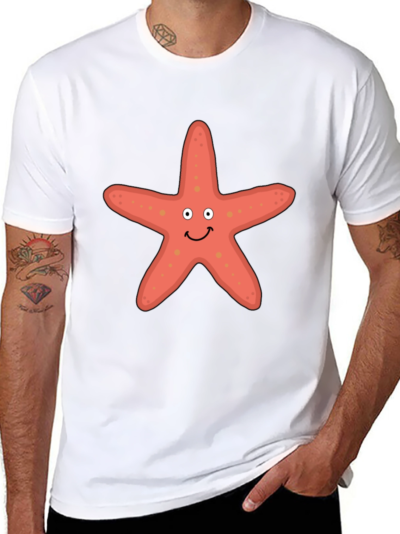 Starfish Graphic Tee - Funny Summer Shirt