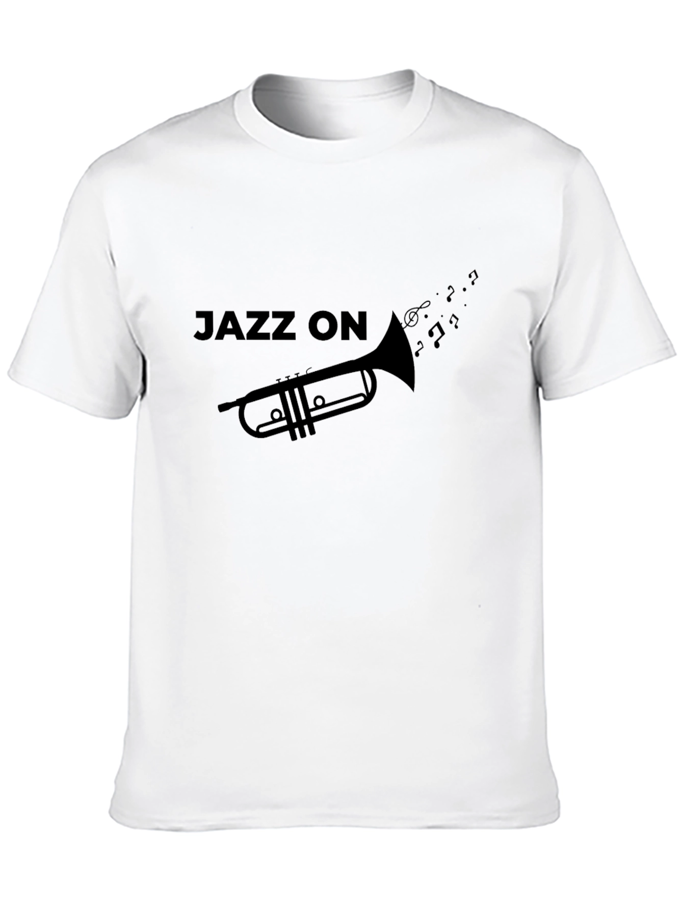 Jazz On Graphic Tee - Music Lover Shirt