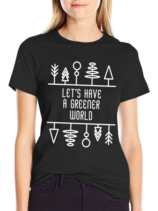 Greener World Graphic Tee - Eco-Friendly Shirt