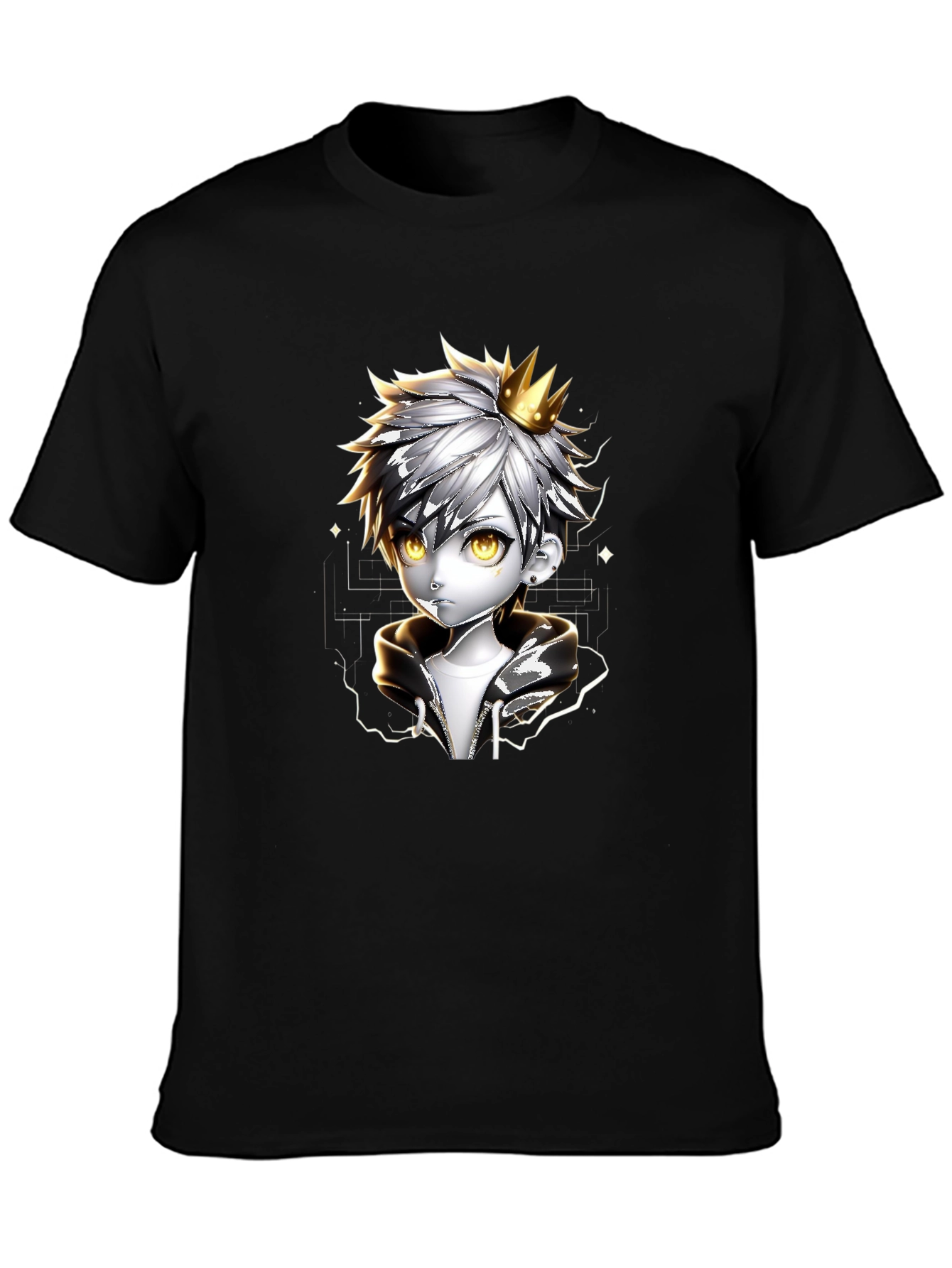 Anime Crown Prince Black T-Shirt