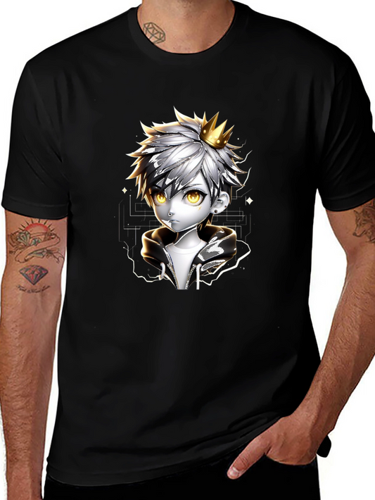 Anime Crown Prince Black T-Shirt