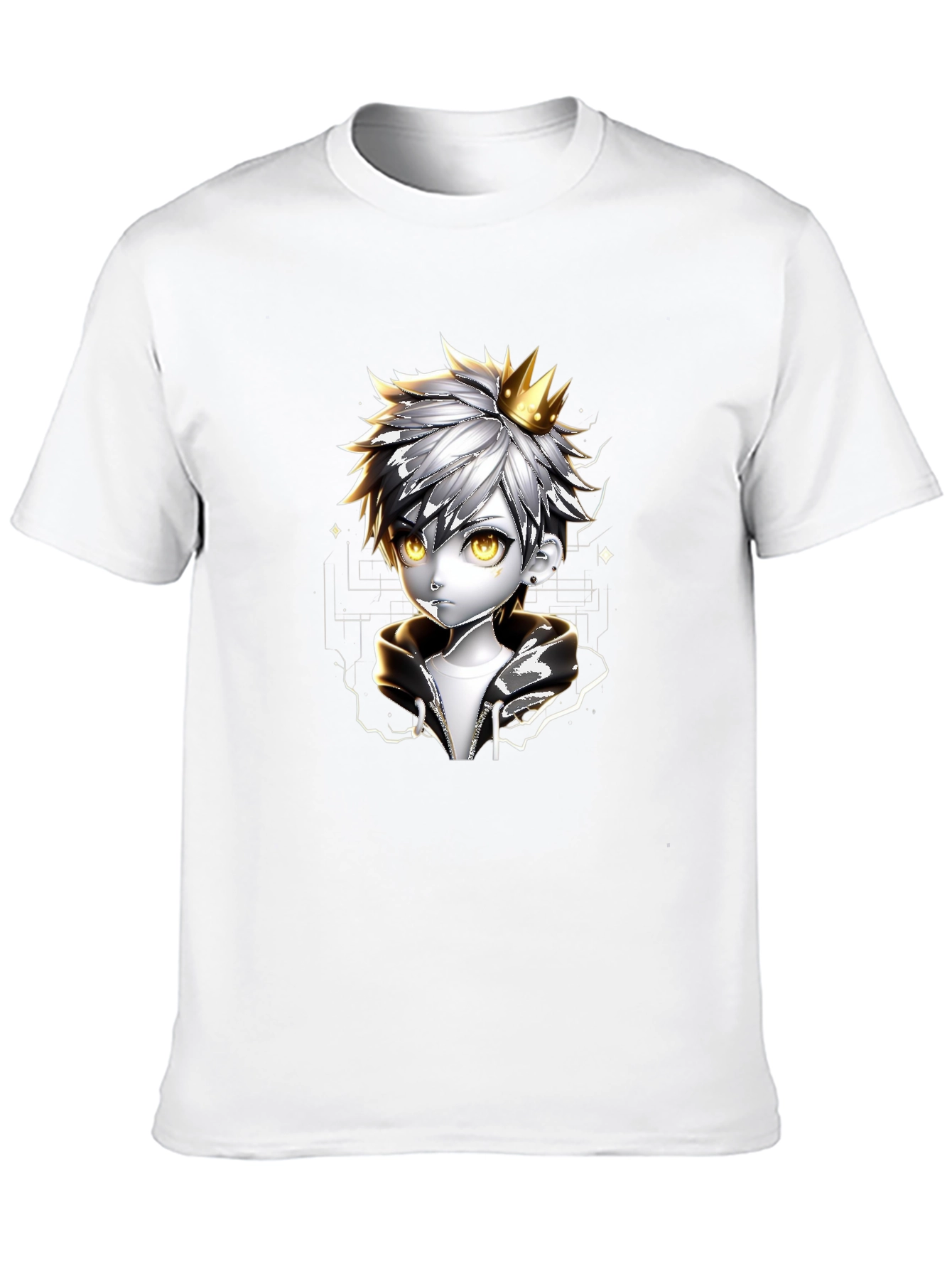 Anime Crown Prince Black T-Shirt