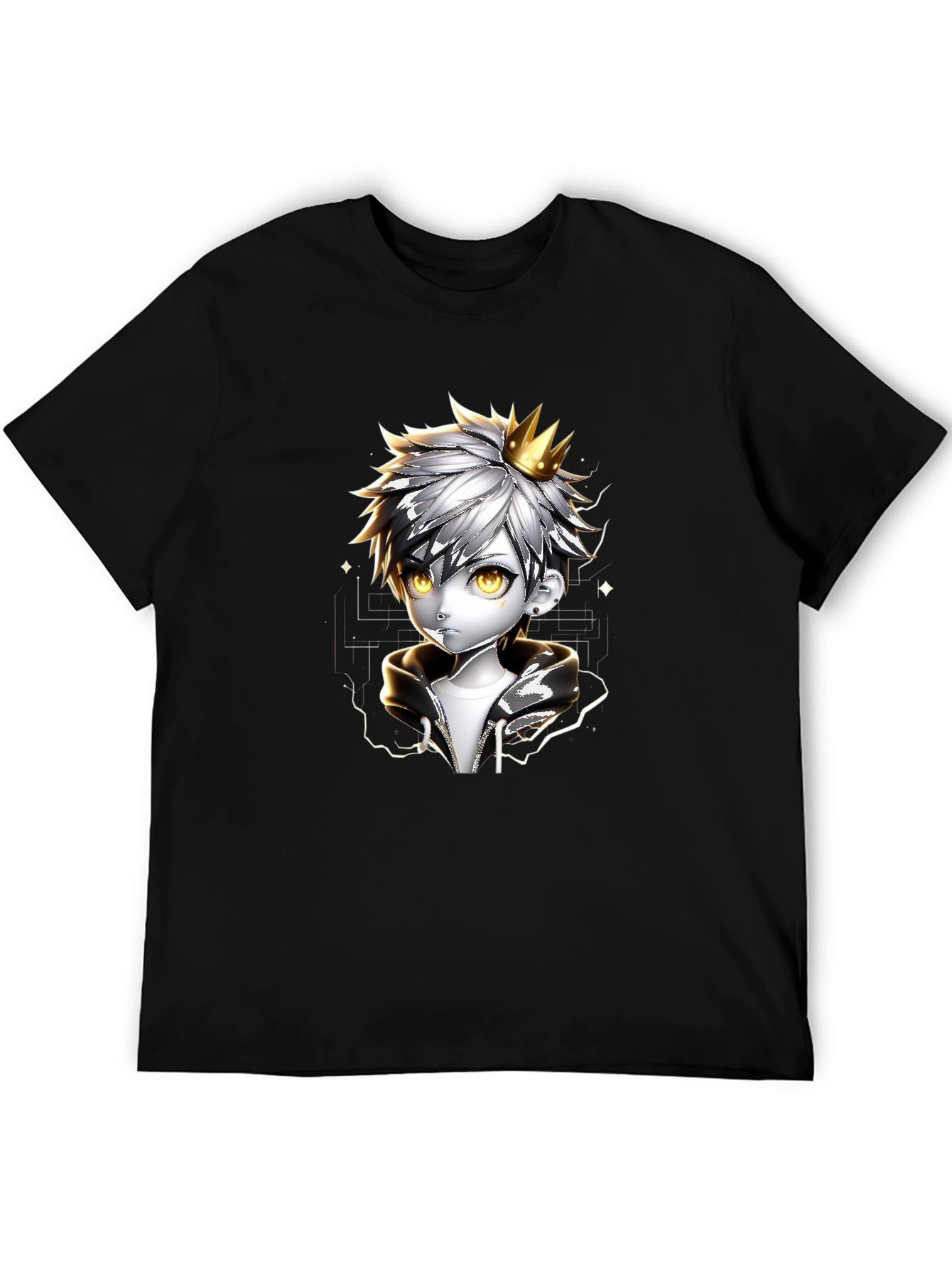 Anime Crown Prince Black T-Shirt