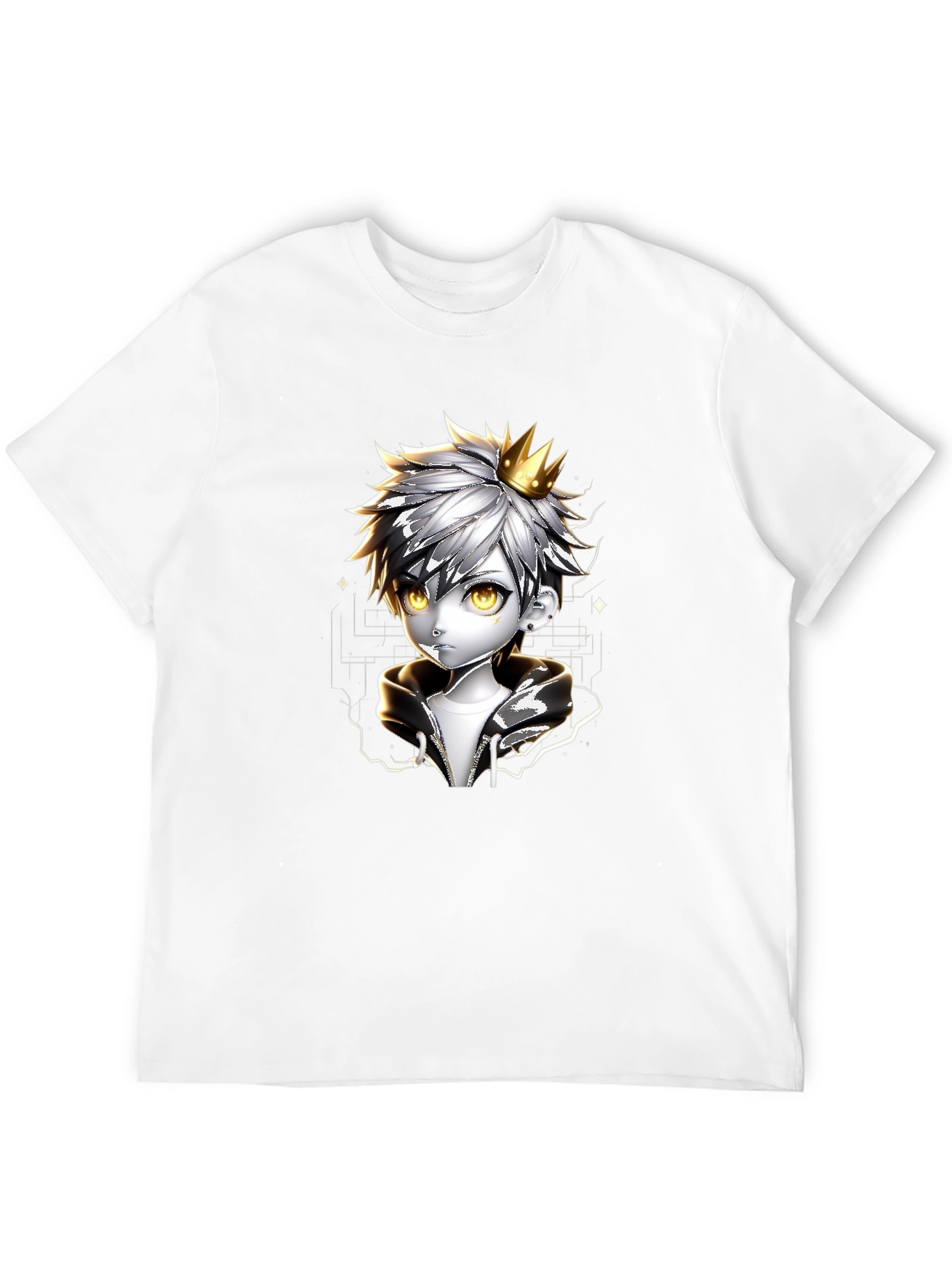 Anime Crown Prince Black T-Shirt